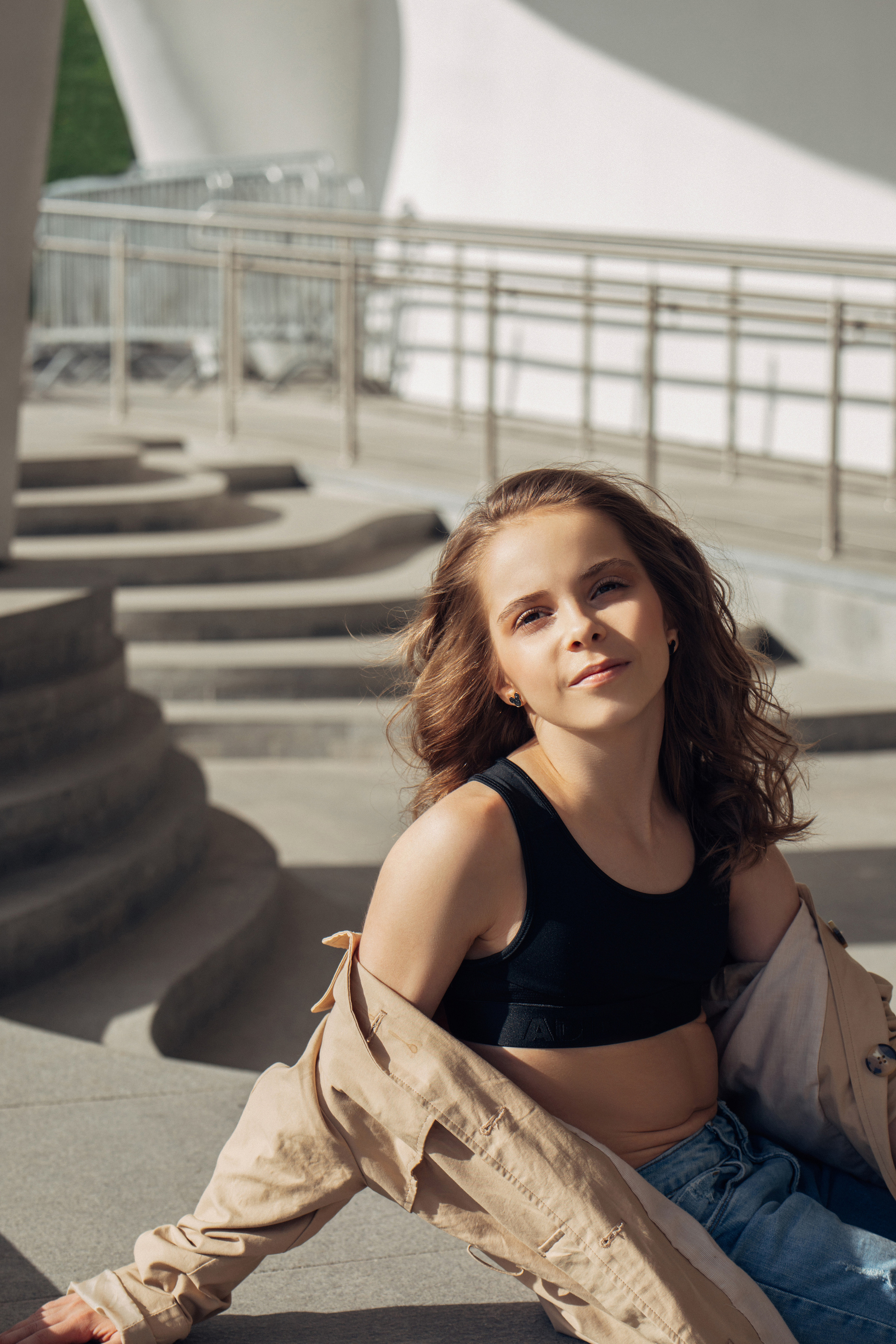 Фотосессии на улице для Сони. Спортивная гимнастика. Спортивный и детский фотограф в Москве, Калининграде