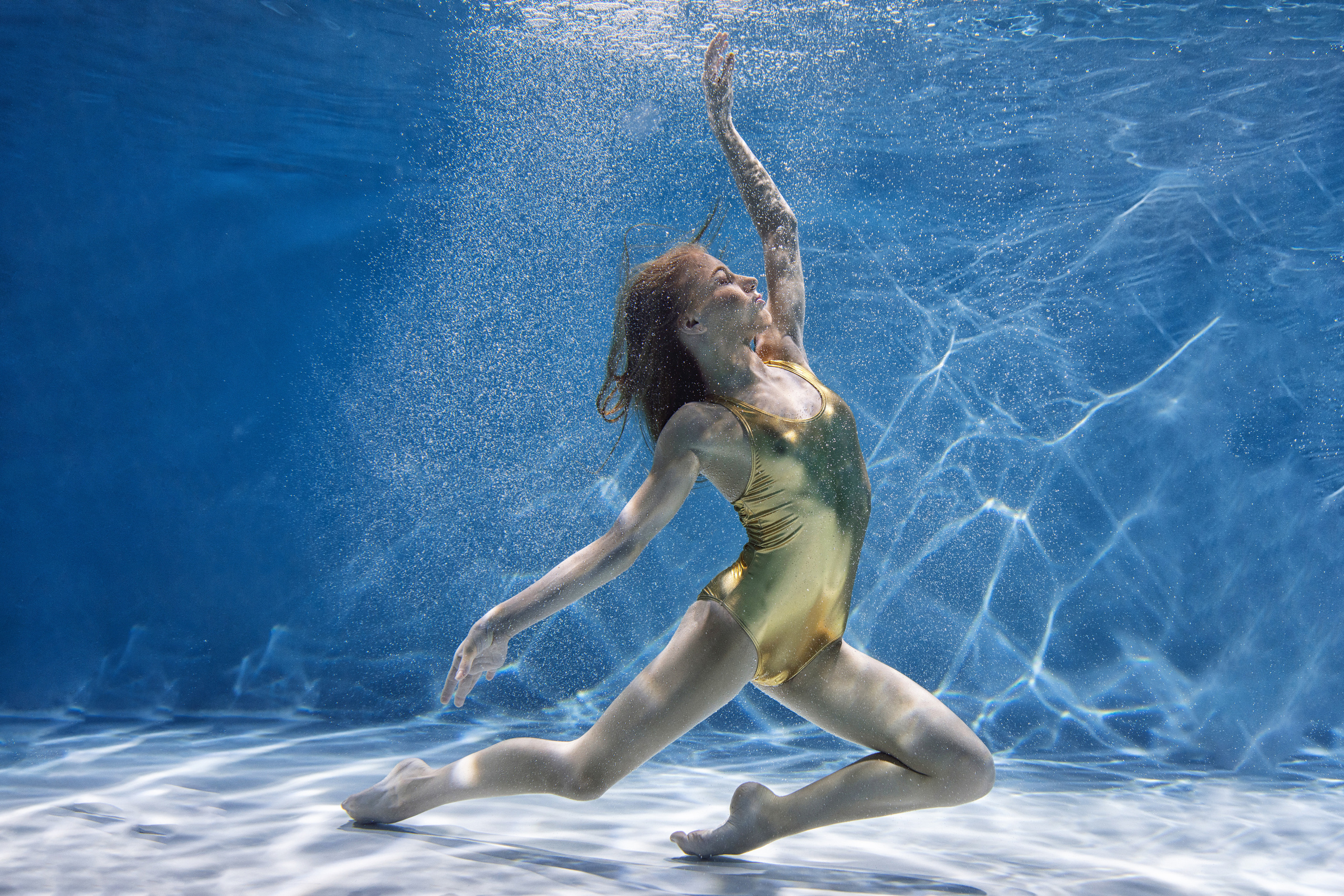 Подводная фотосессия для Николь. Художественная гимнастика. Москва. Спортивный и детский фотограф в Москве, Калининграде