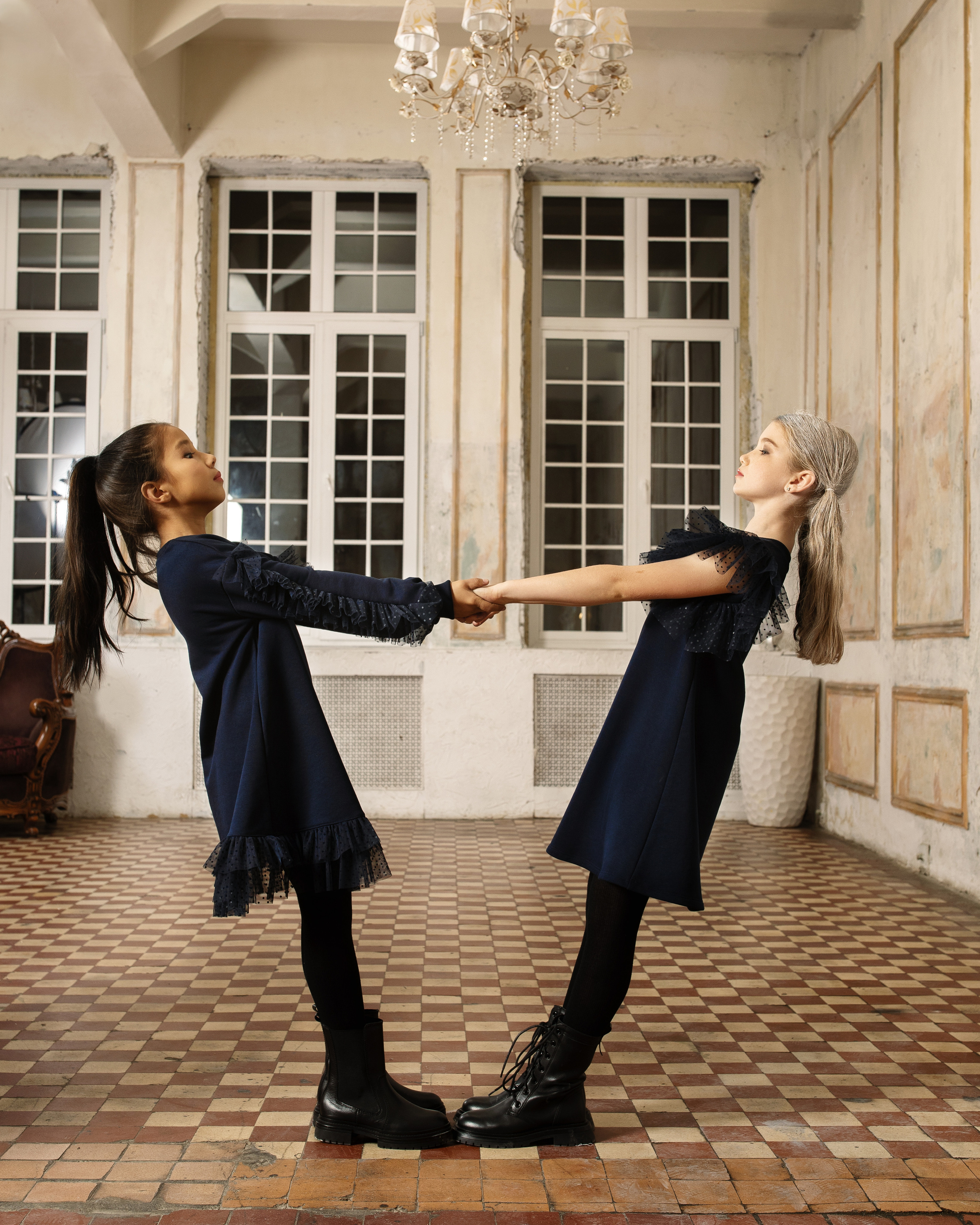 Имиджевая съемка для бренда детской одежды «Красавушка». Спортивный и детский фотограф в Москве, Калининграде