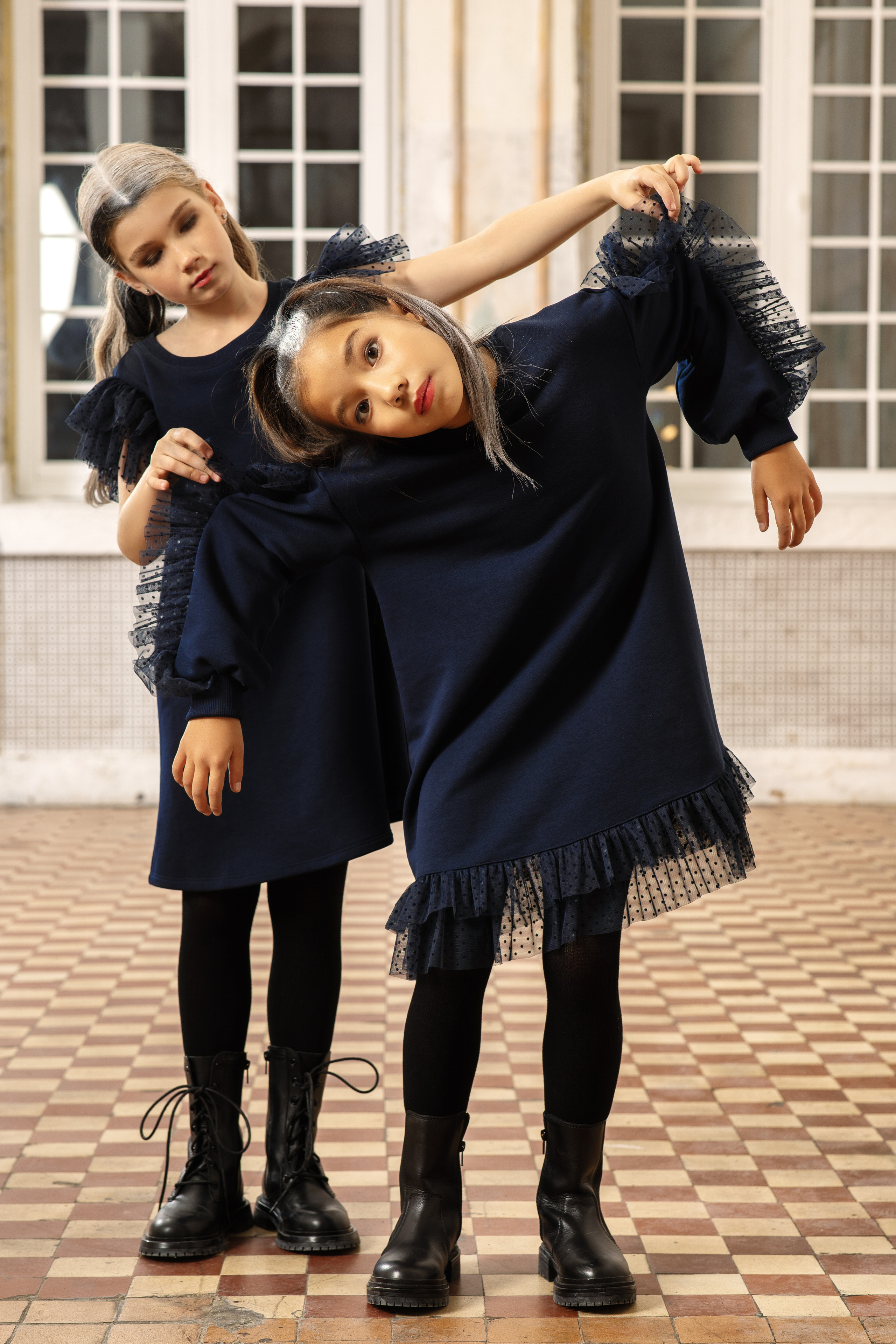 Имиджевая съемка для бренда детской одежды «Красавушка». Спортивный и детский фотограф в Москве, Калининграде