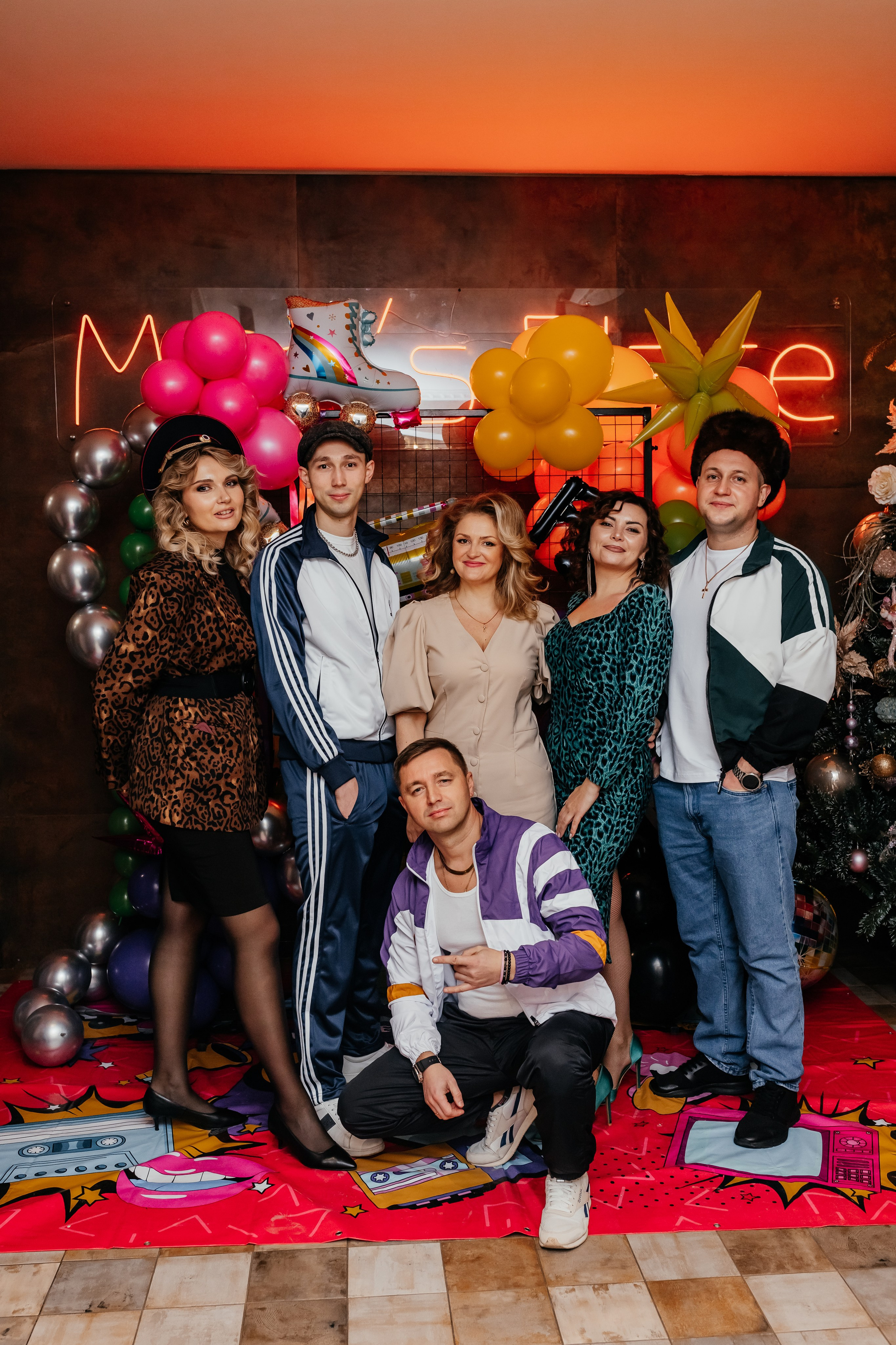 Корпоратив 90е. Семейный и домашний фотограф в Москве и МО Королева Валерия