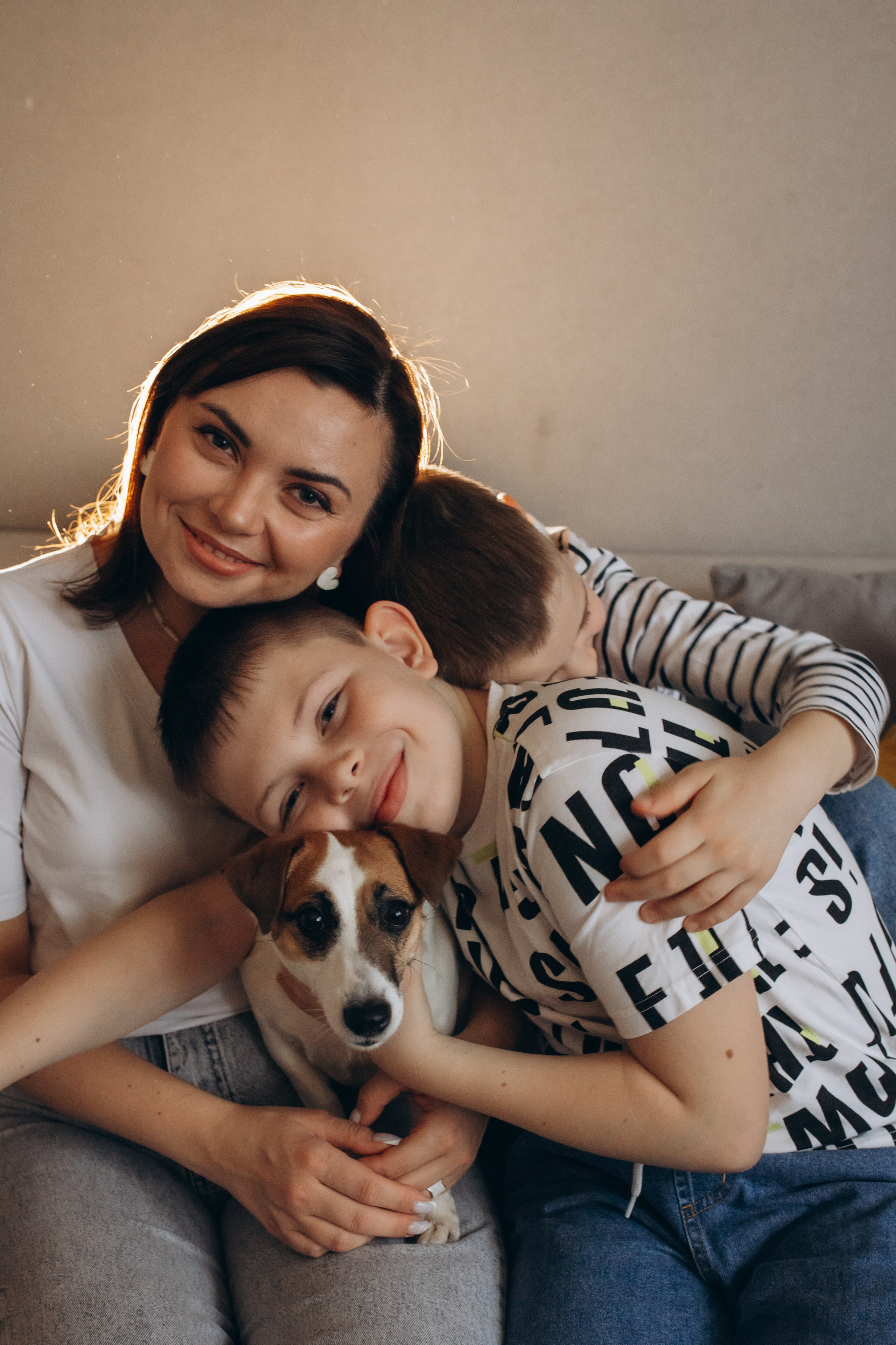 Татьяна, Захар, Миша. Семейный и домашний фотограф в Москве и МО Королева Валерия