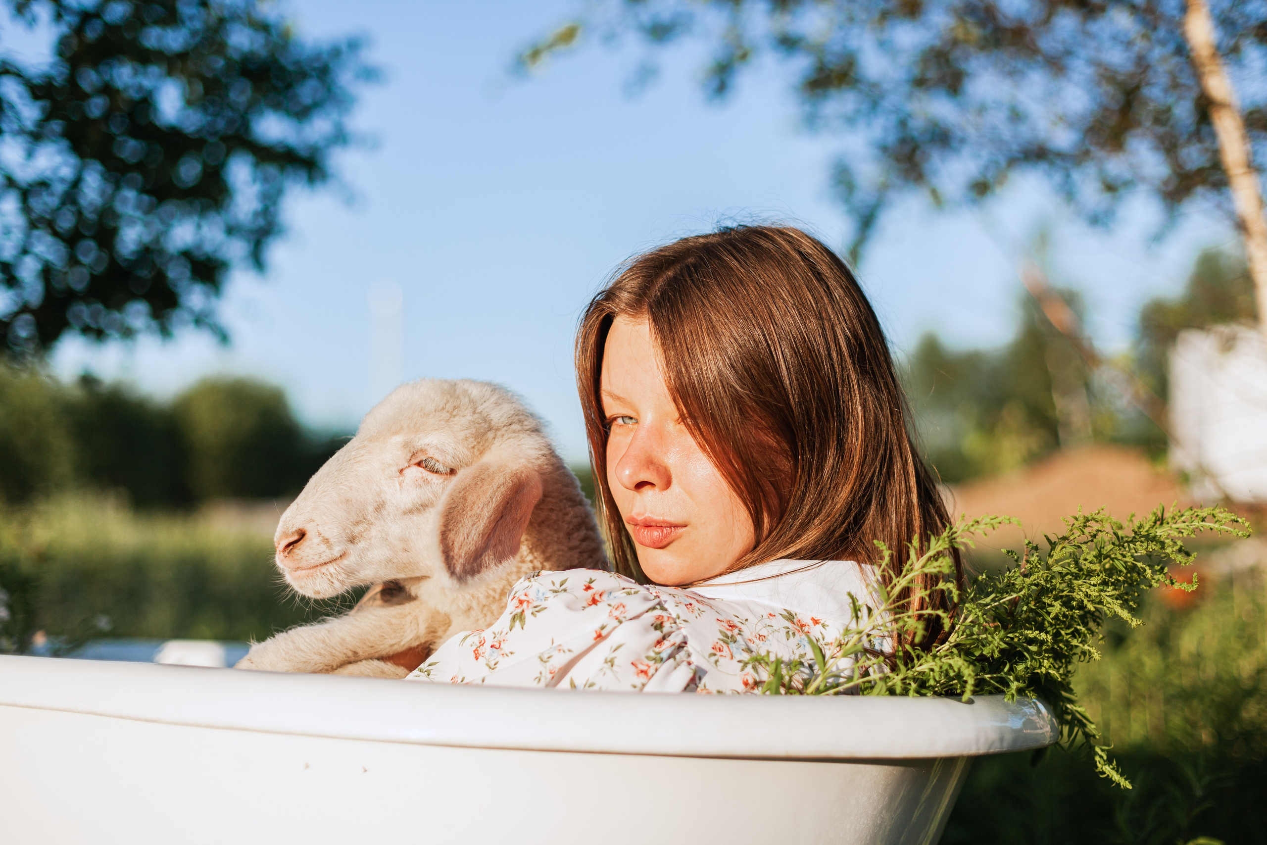Ванна в поле. Фотограф-анималист Татьяна Степанова