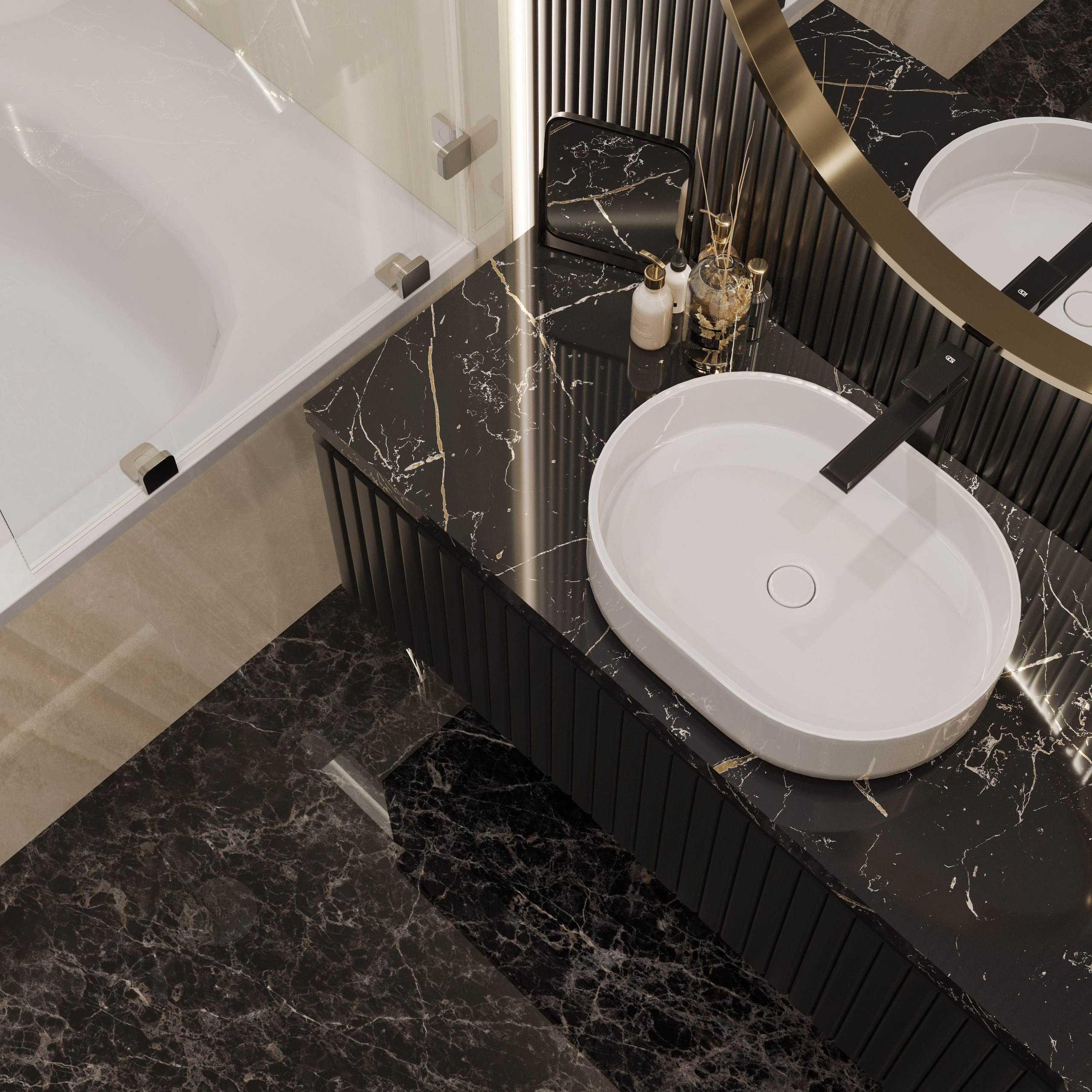 Интерьер Двухэтажной Квартиры Премиум-Класса | 3D Визуализация. Визуализатор интерьера в Москве | Брагин Кирилл