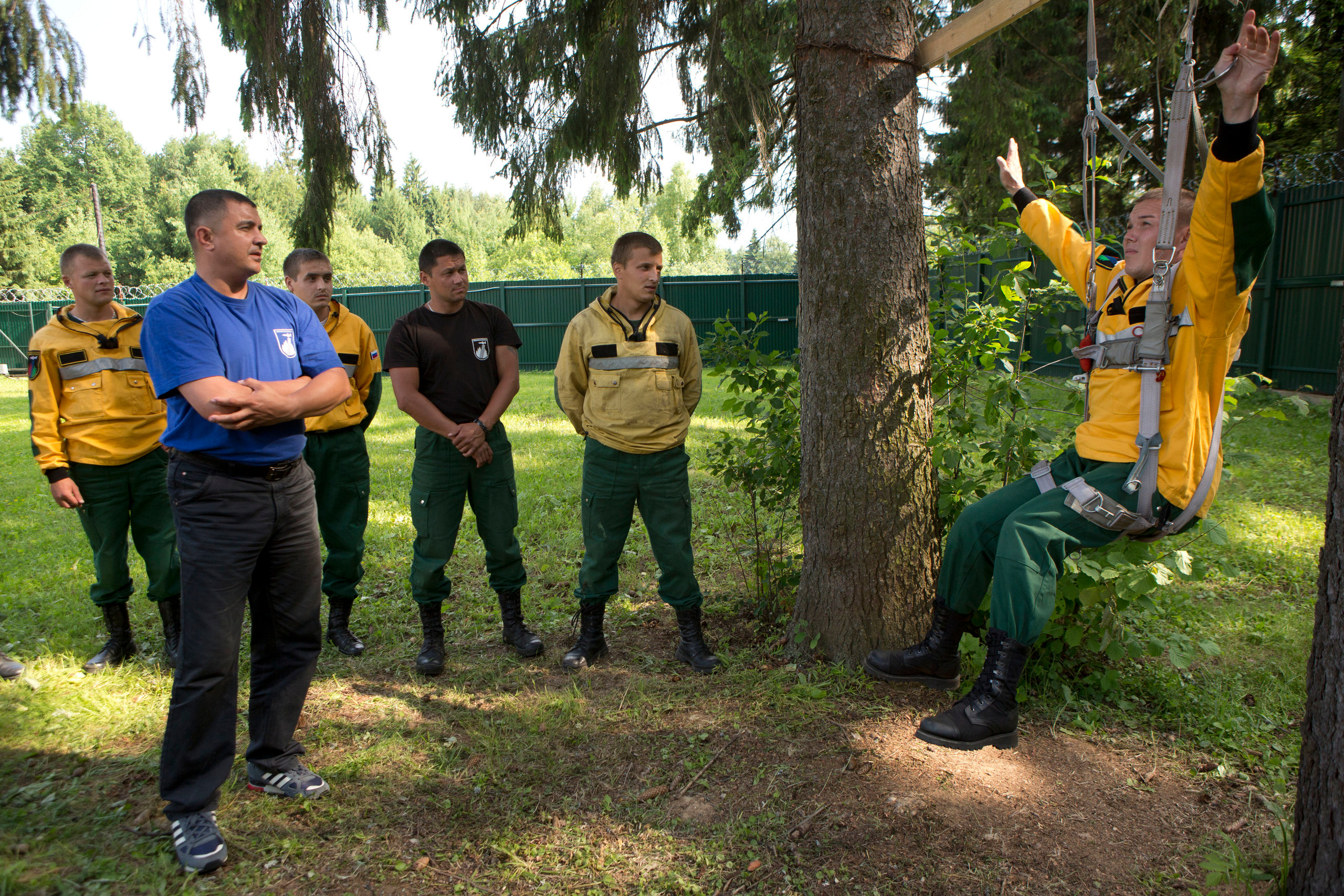 Пожары. Работа Авиалесоохраны. Фотограф Анна Барне