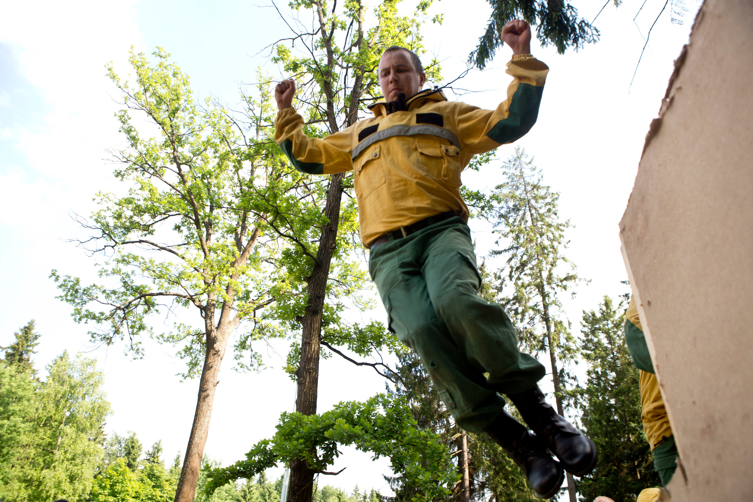 Пожары. Работа Авиалесоохраны. Фотограф Анна Барне