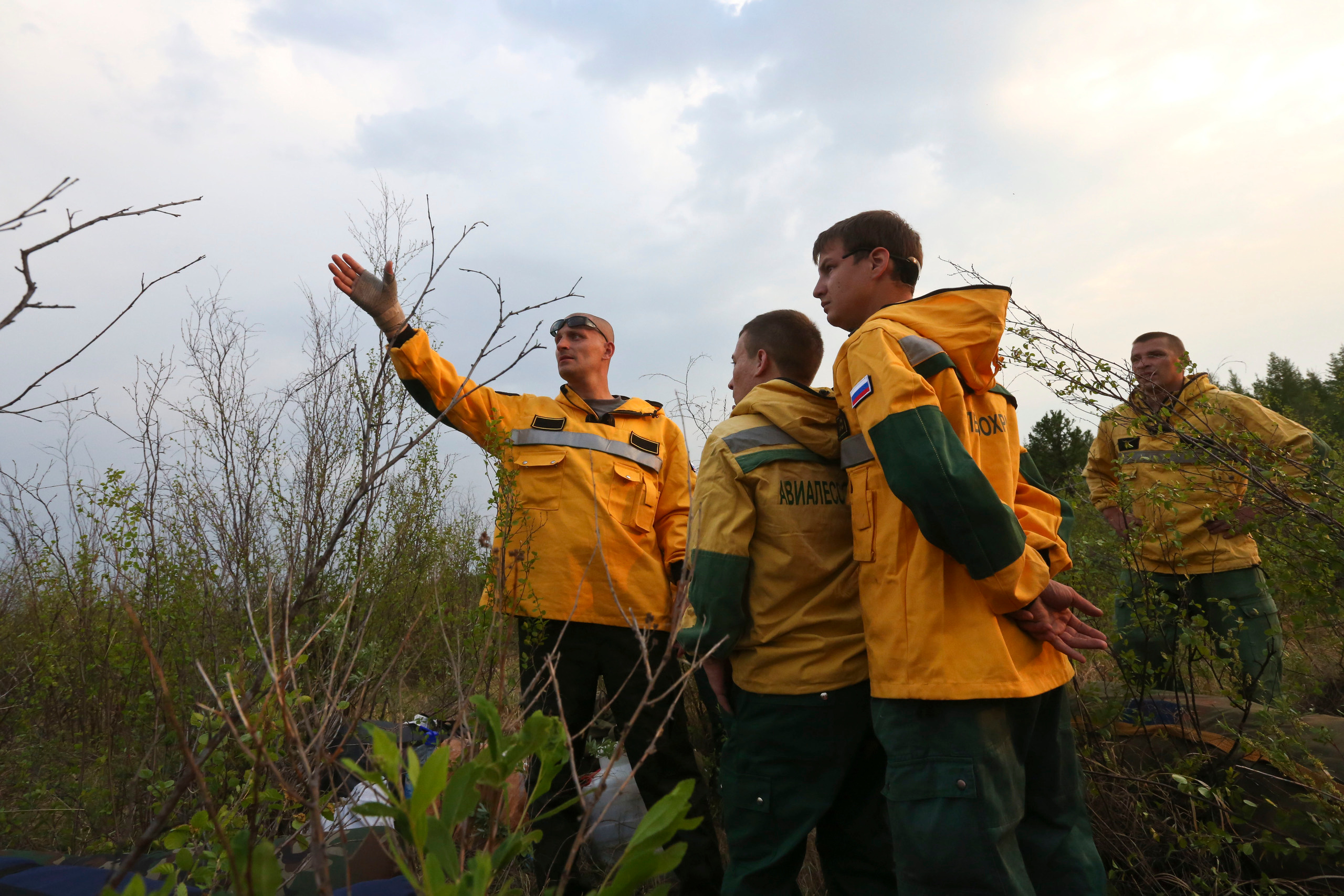 Пожары. Работа Авиалесоохраны. Фотограф Анна Барне