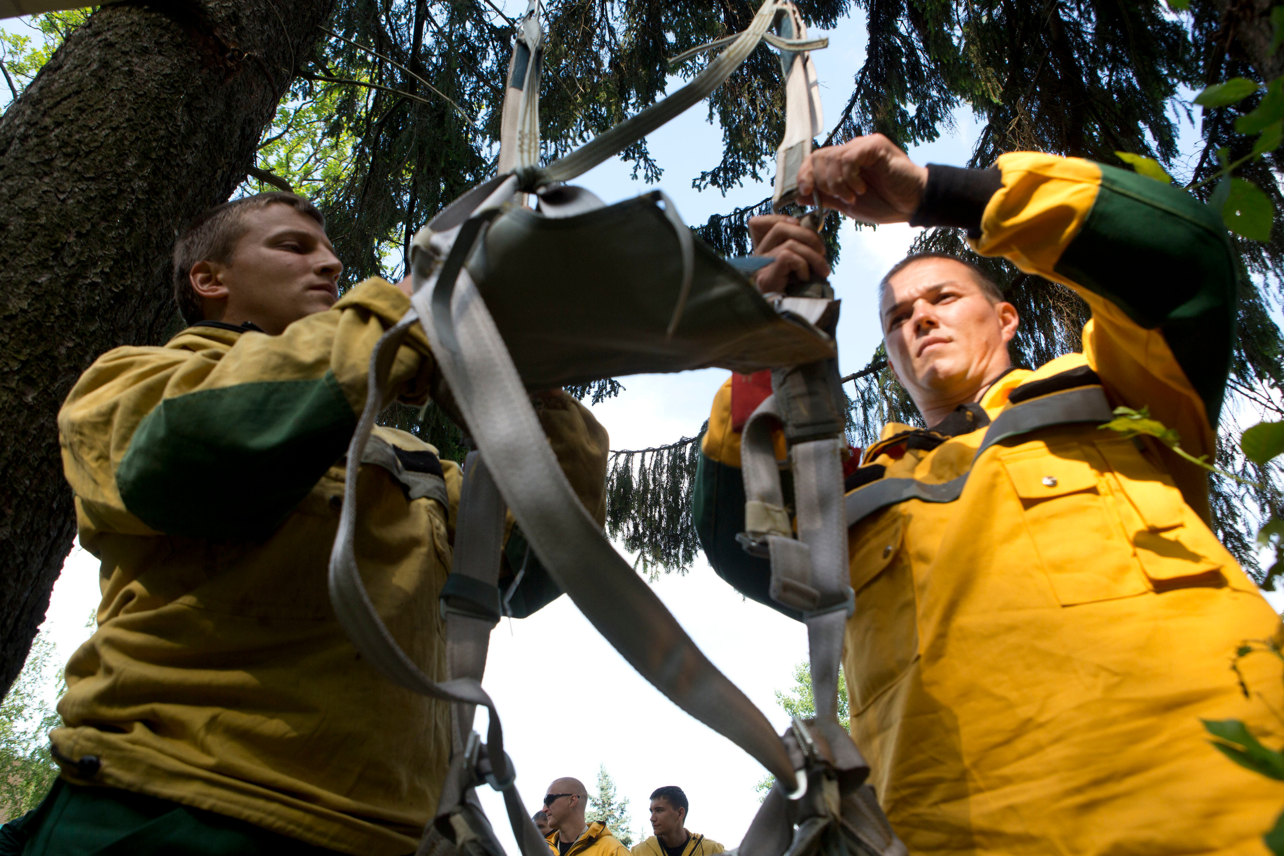 Пожары. Работа Авиалесоохраны. Фотограф Анна Барне