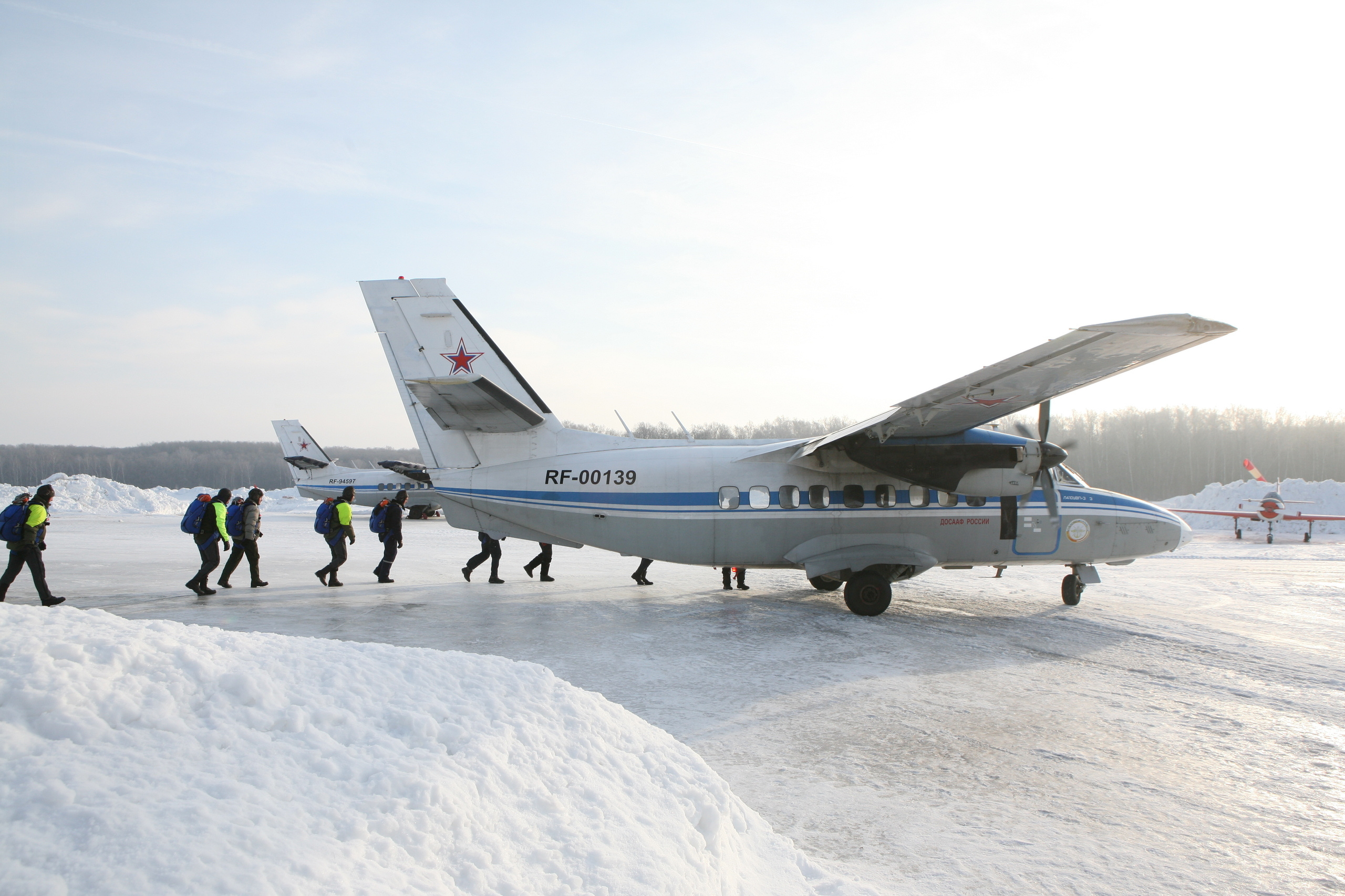 Пожары. Работа Авиалесоохраны. Фотограф Анна Барне