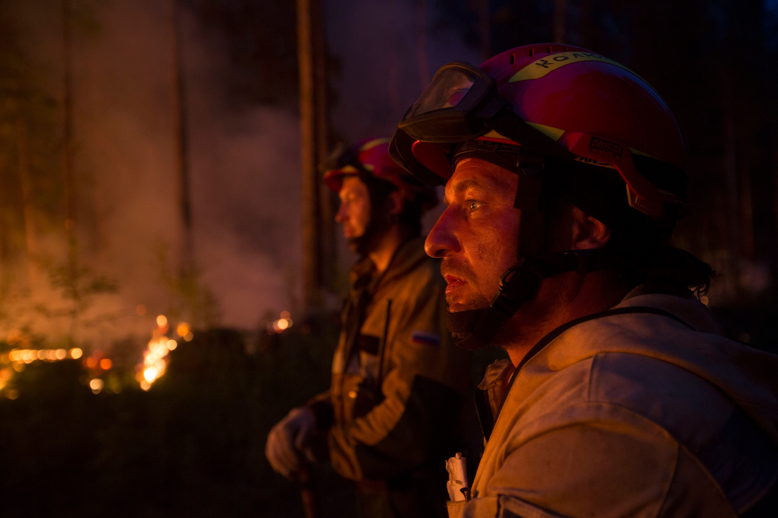 Пожары. Работа Авиалесоохраны. Фотограф Анна Барне