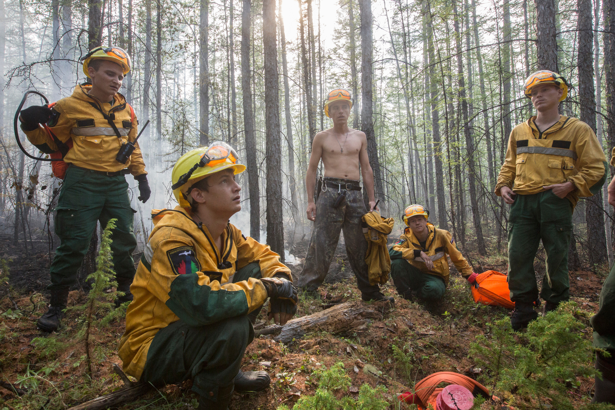Пожары. Работа Авиалесоохраны. Фотограф Анна Барне