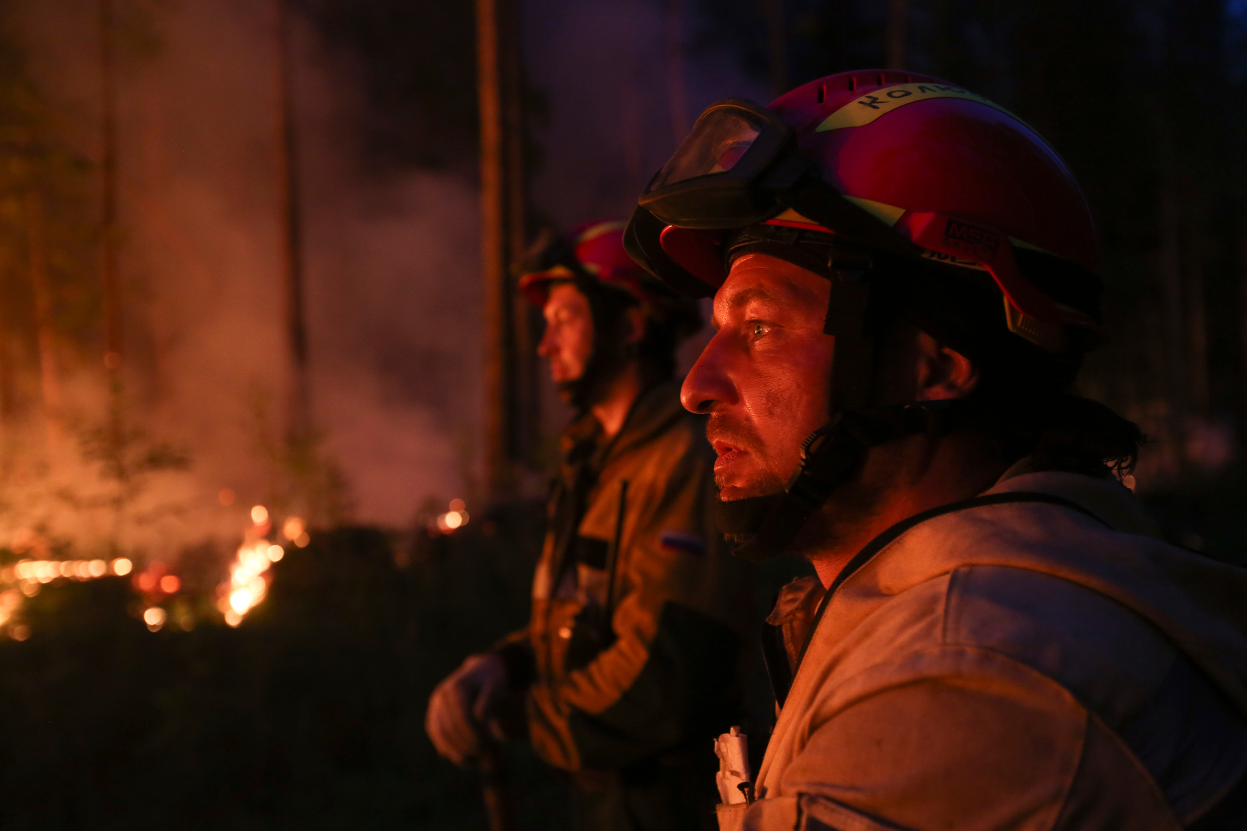 Пожары. Работа Авиалесоохраны. Фотограф Анна Барне