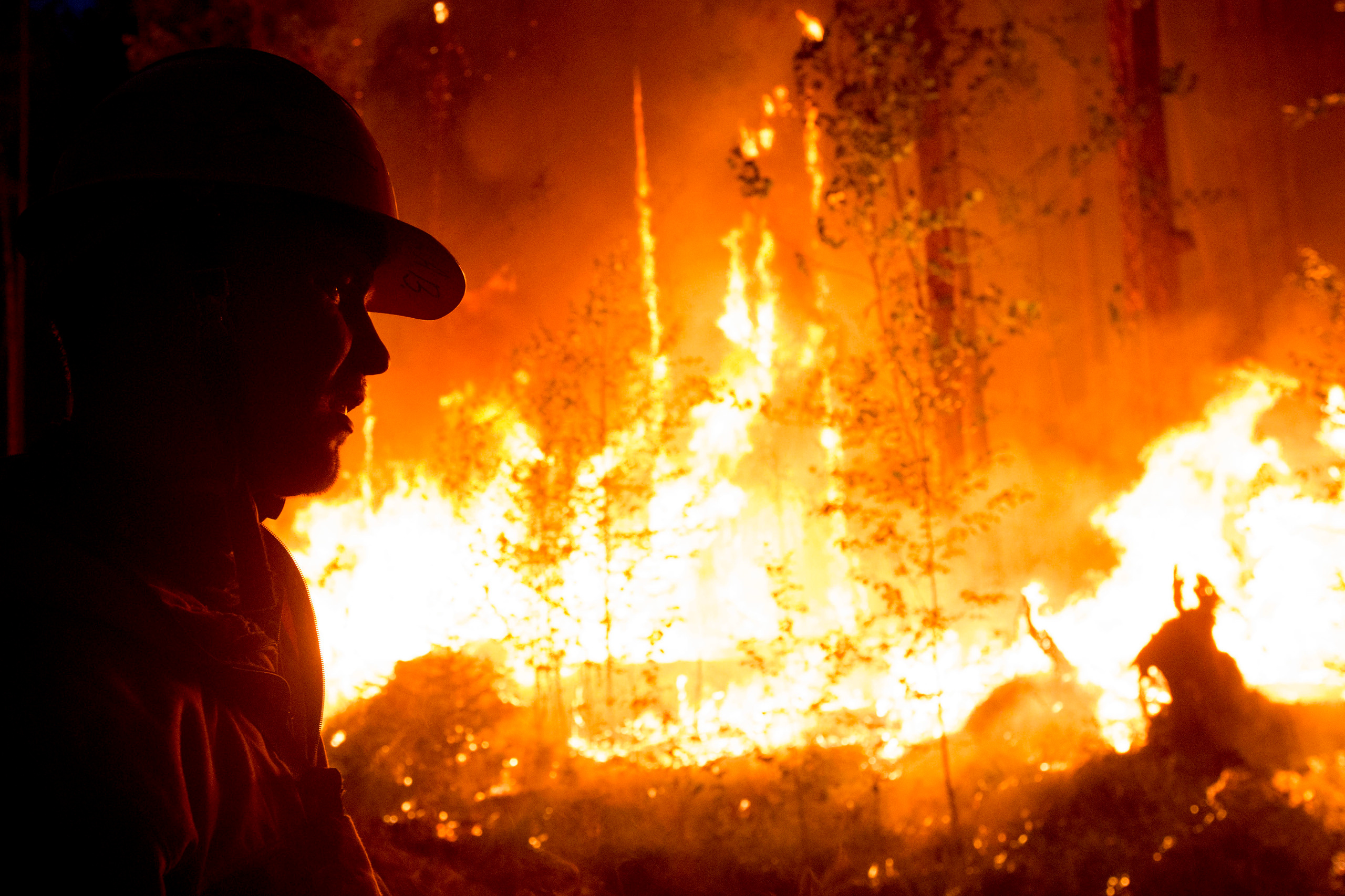 Пожары. Работа Авиалесоохраны. Фотограф Анна Барне