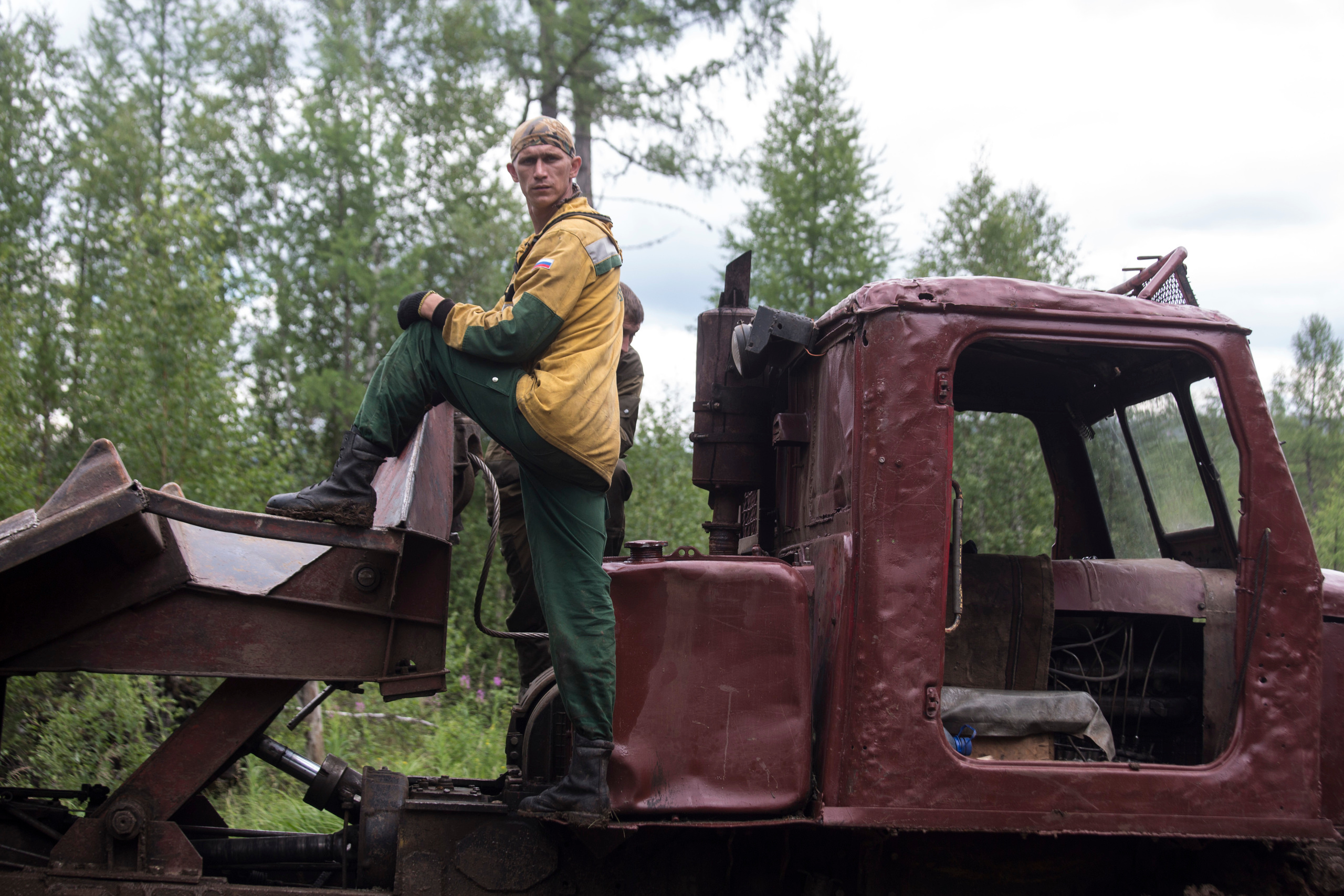 Пожары. Работа Авиалесоохраны. Фотограф Анна Барне