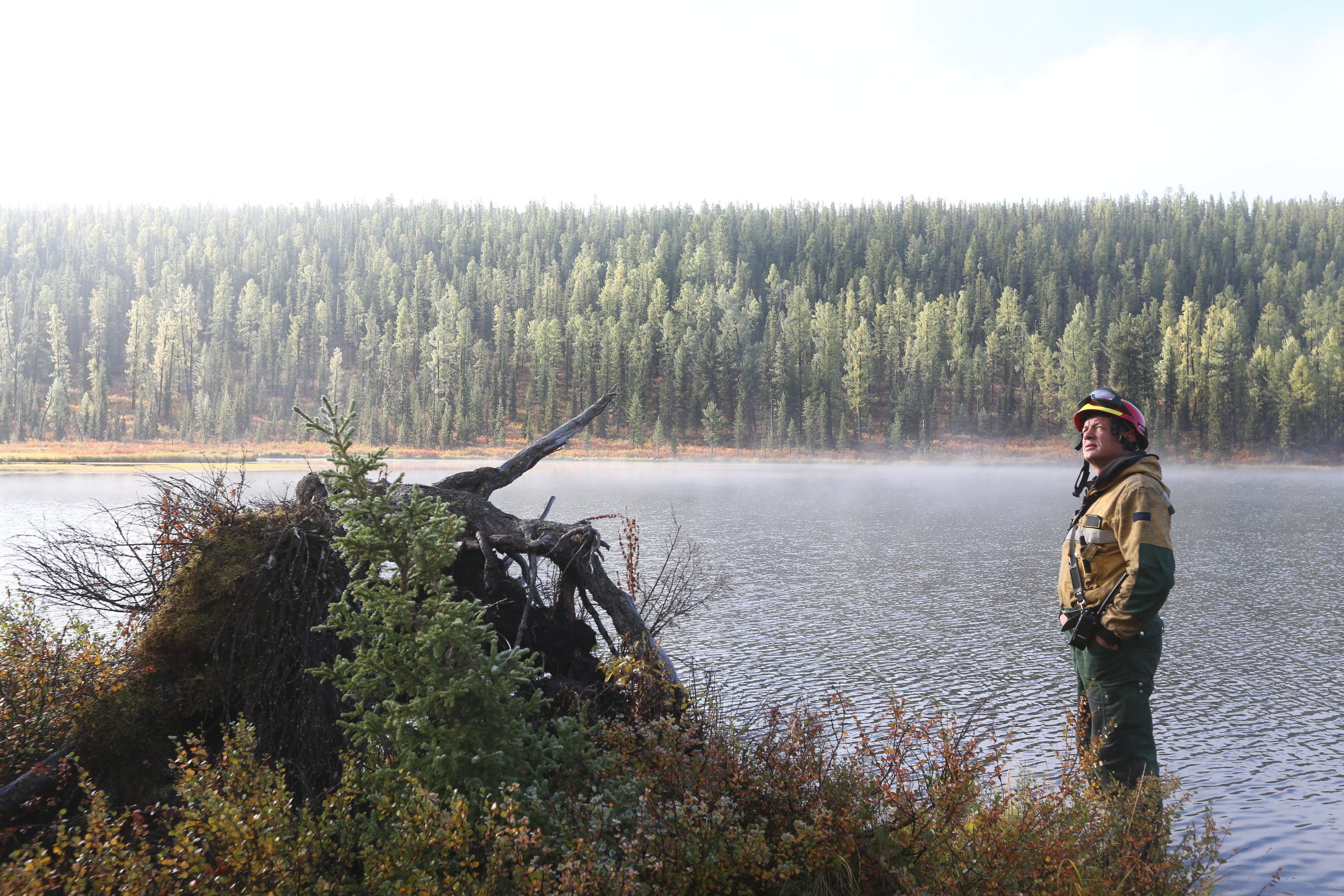 Пожары. Работа Авиалесоохраны. Фотограф Анна Барне