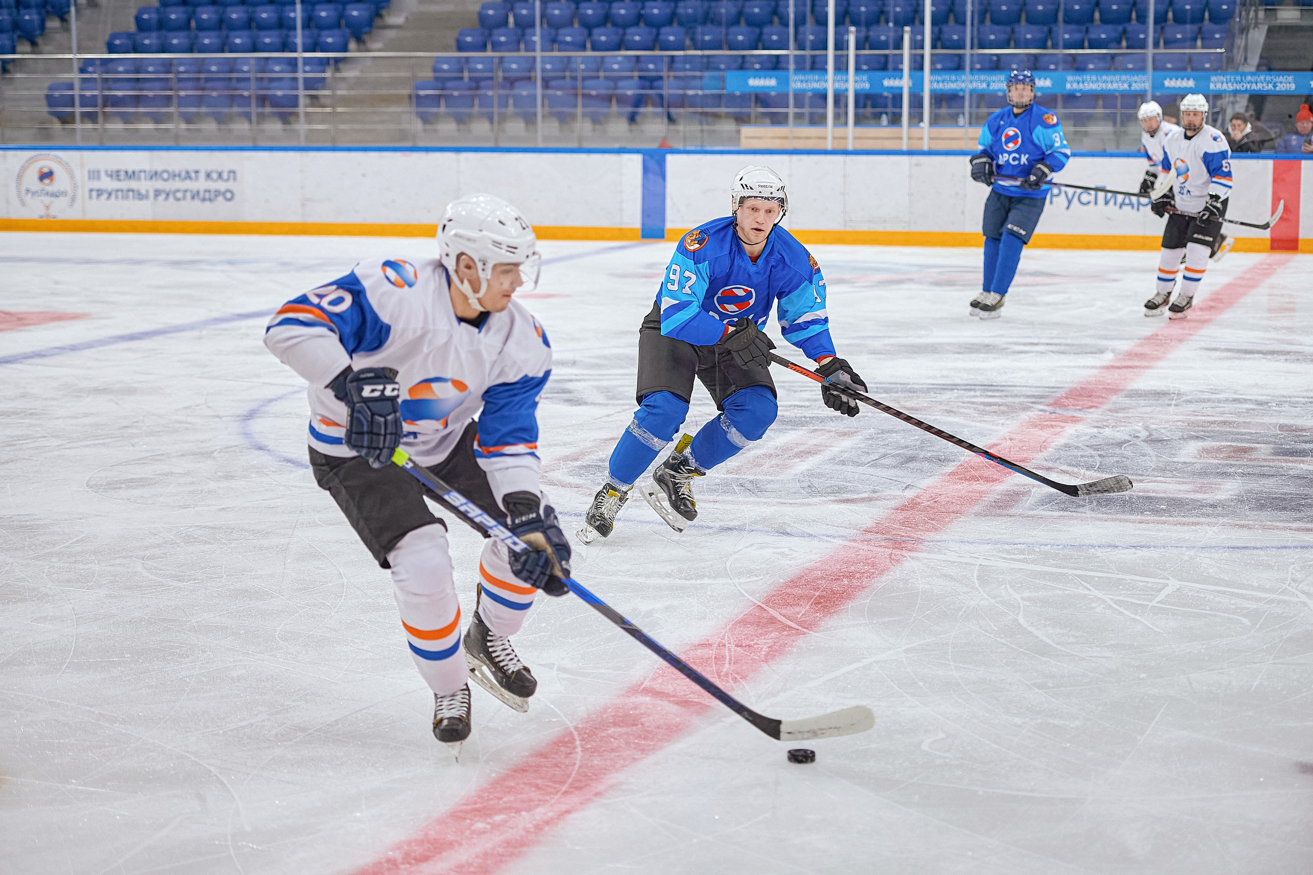 Портфолио репортажной фотосъёмки: Кристалл арена — Хоккей — РусГидро. Фотограф Яковлев Роман — Красноярск
