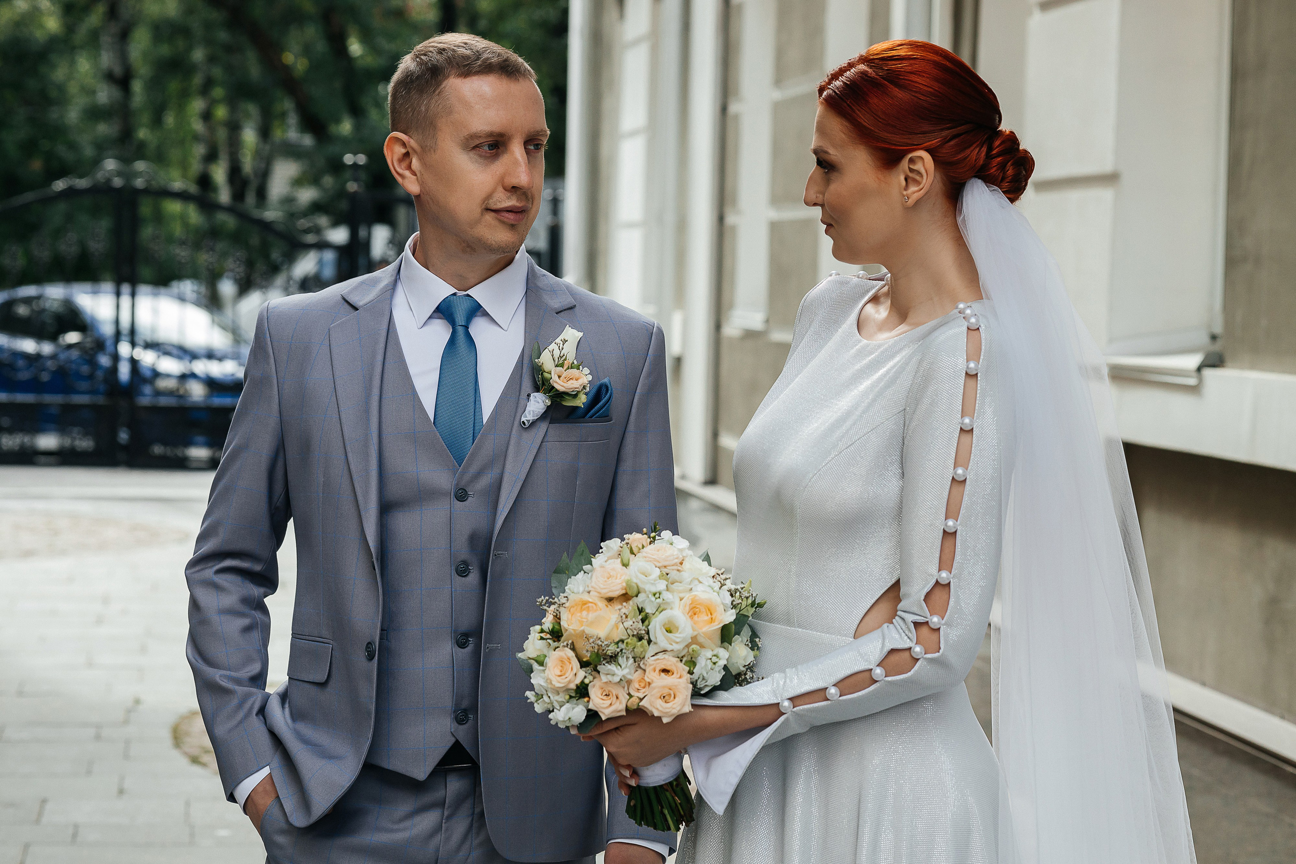 Фотосъемка невесты в эксклюзивном свадебном платье. Олег Сверчков | Свадебный фотограф Вологда