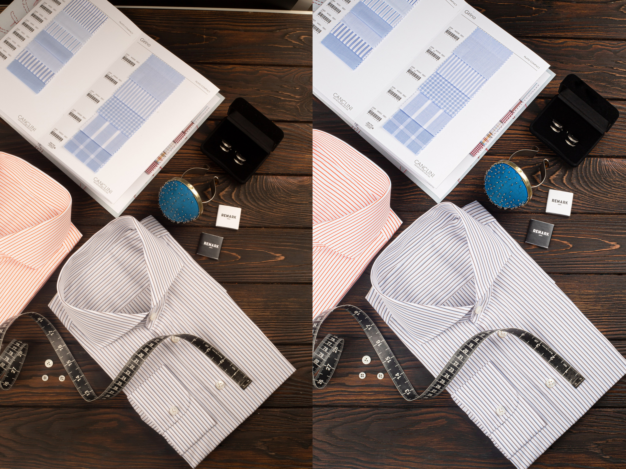 Ретушь фотографий рубашек и пиджаков | Студия SVITHART