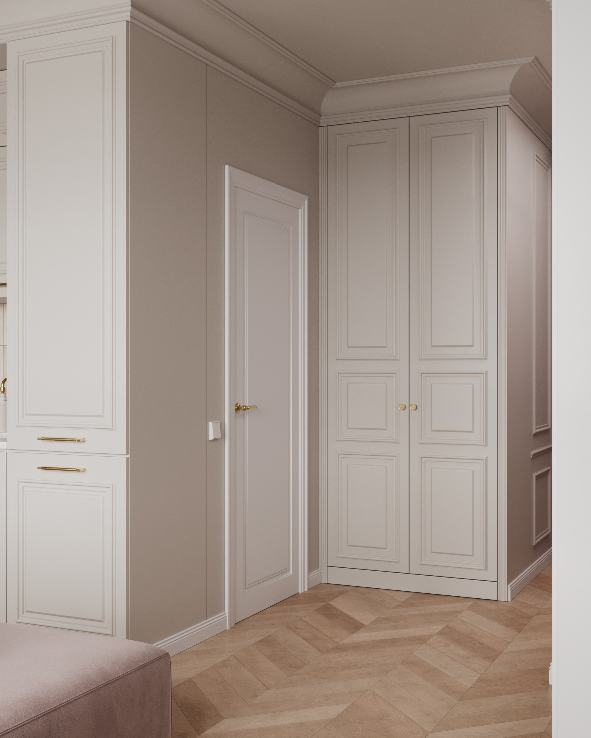 Неоклассика — квартира студия