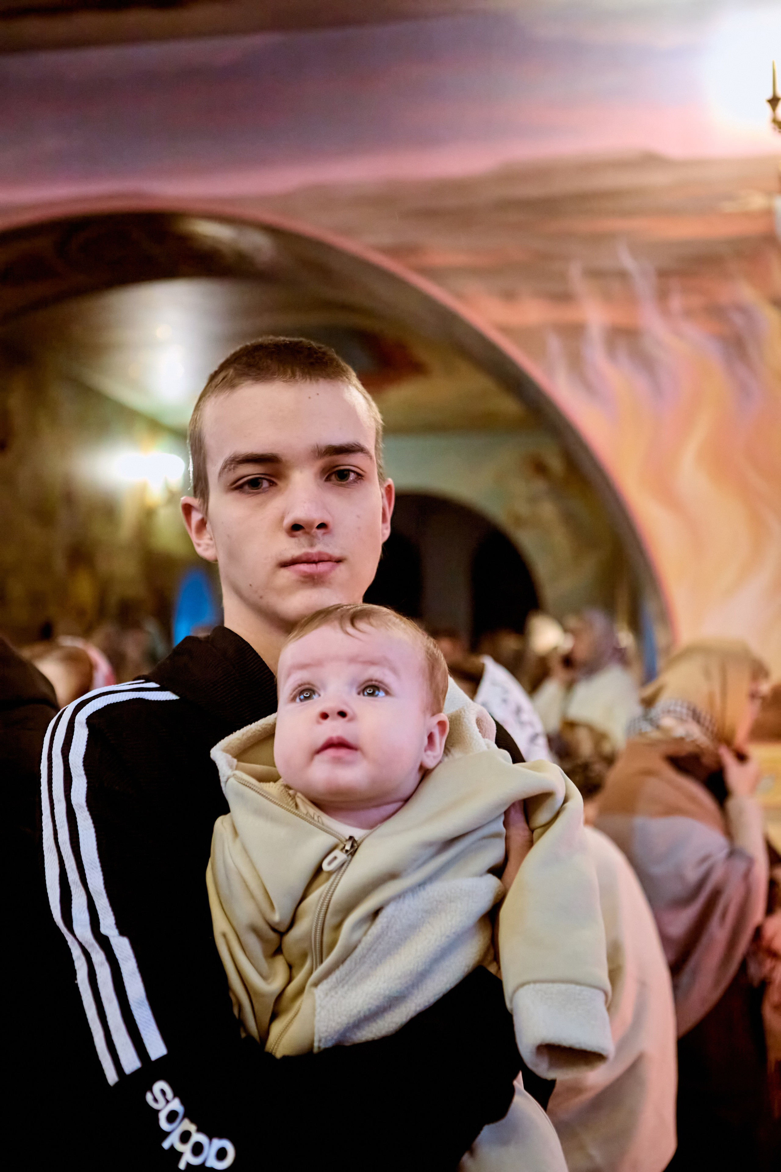 Фотографии во время богослужения