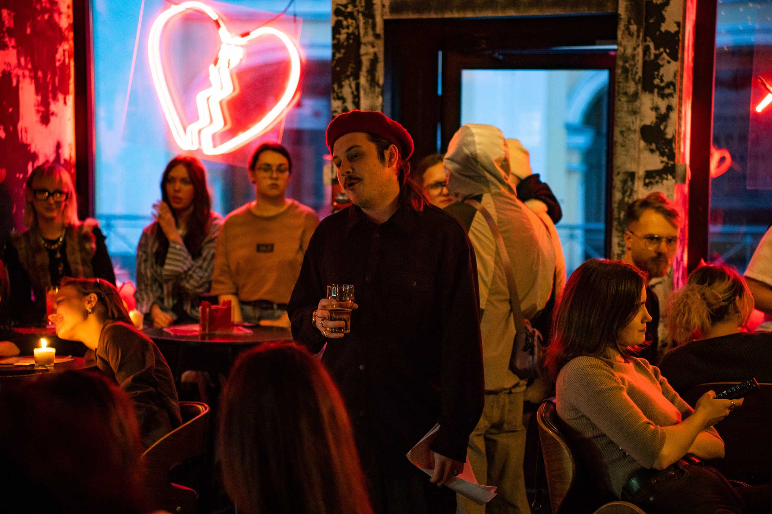 Поэтический вечер|Бар разбитых сердец. Концертный и репортажный фотограф в Санкт-Петербурге Слава Пахомов