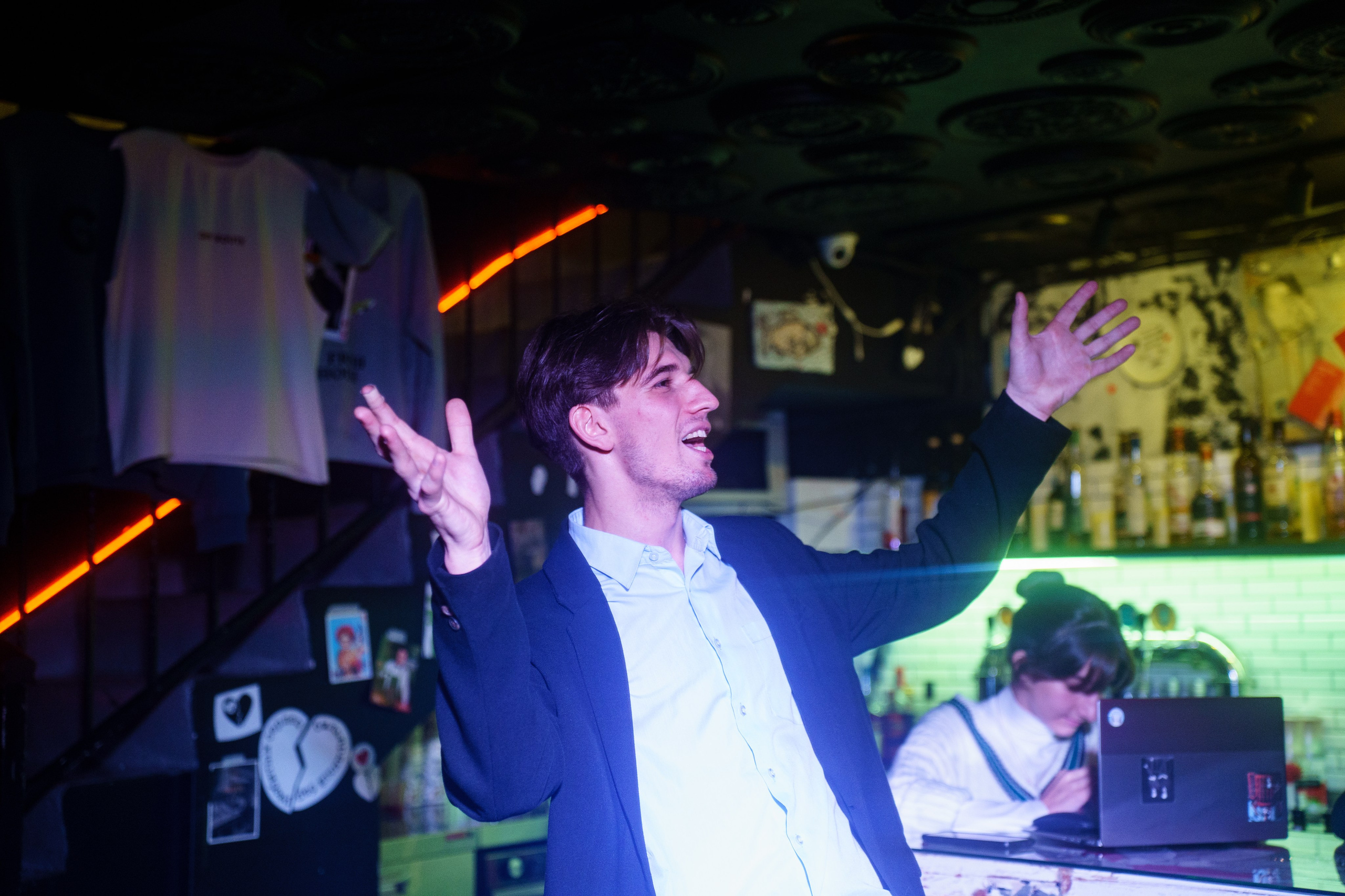 Проект «Поэзия за Углом». Театральная постановка. Бар разбитых сердец. Концертный и репортажный фотограф в Санкт-Петербурге Слава Пахомов