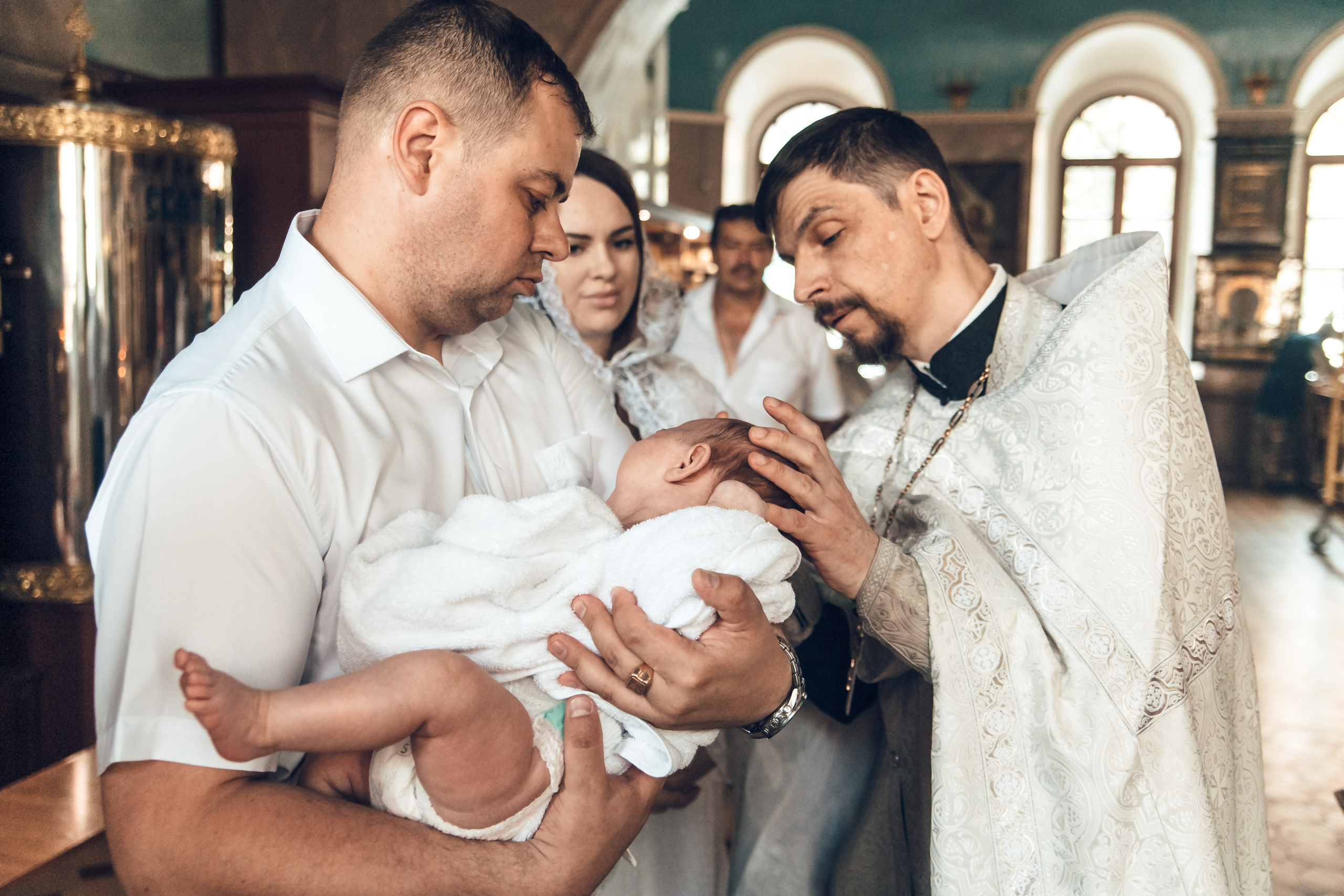 Крещение Василисы. Семейный фотограф в Калуге Ирина Ушакова. Фотограф на роды