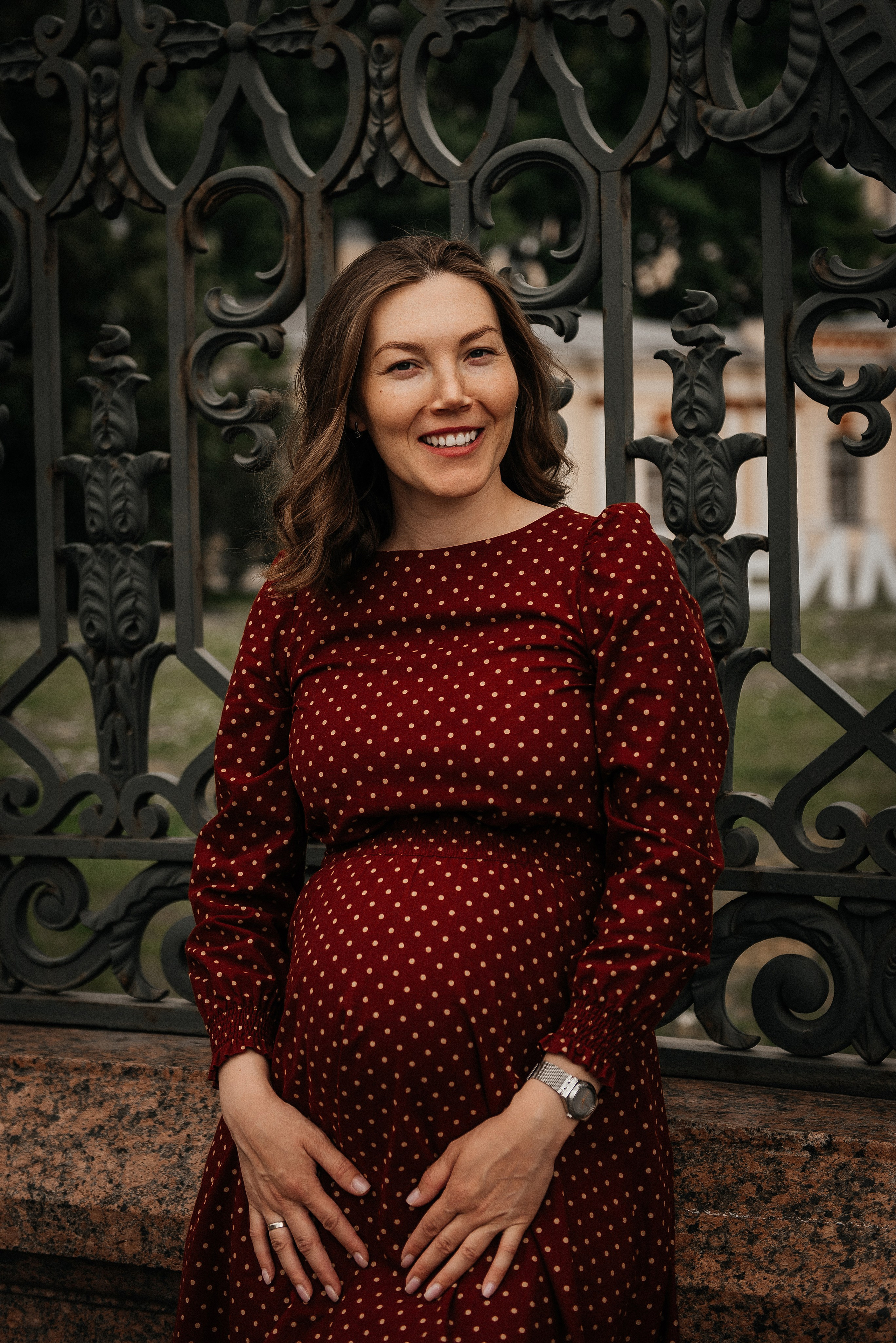 фотосессия беременности на улице