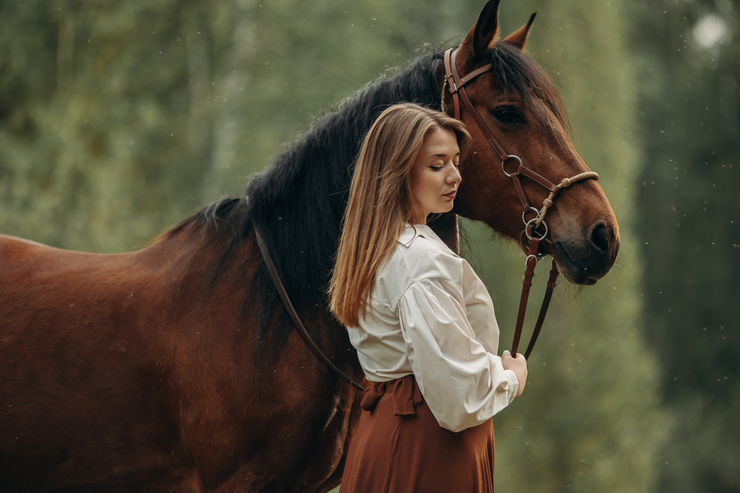 Ксения и Талисман. Анна Молчанова конный фотограф в Тюмени | фотосессии с лошадьми Тюмень