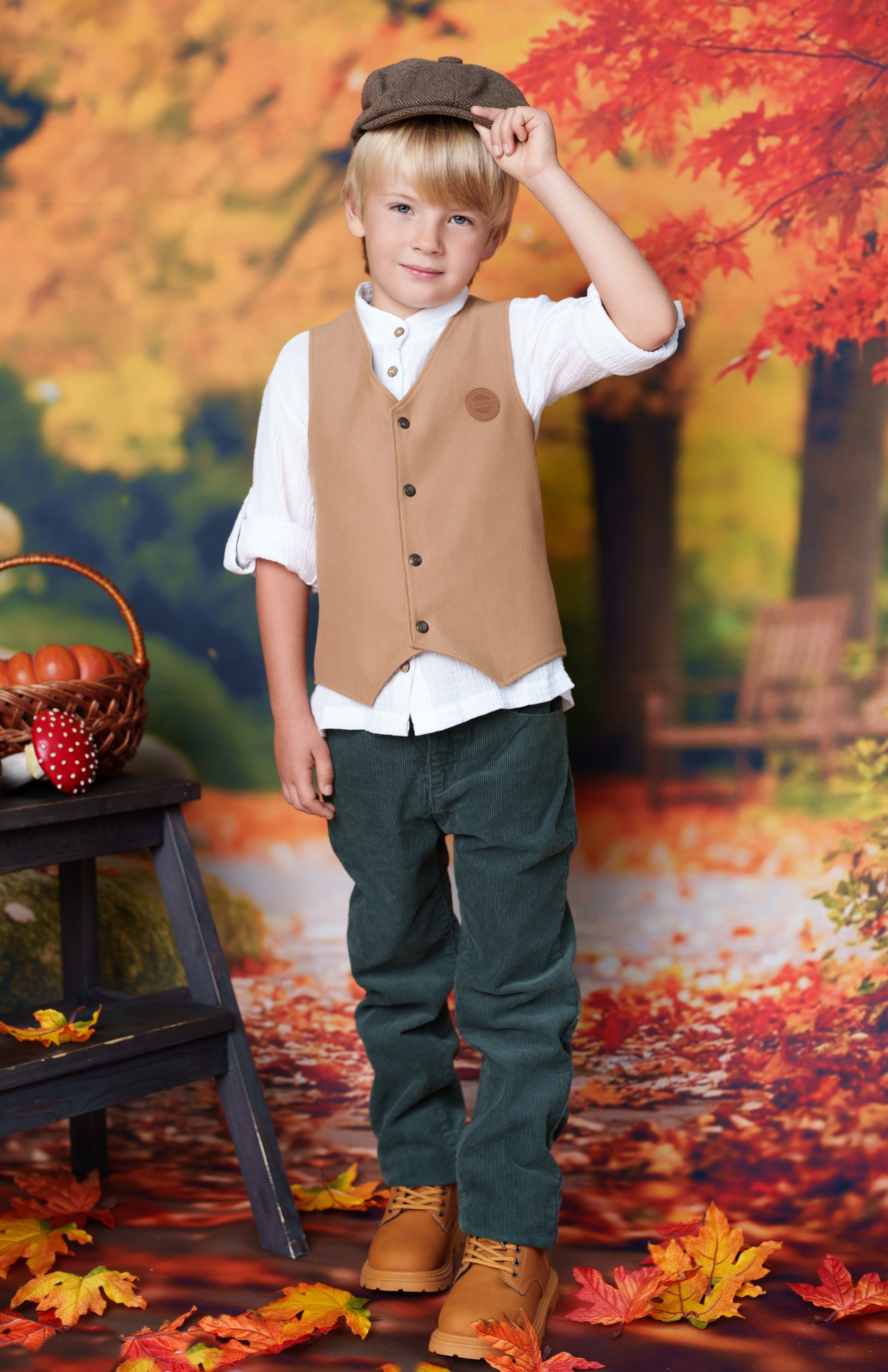 Краски осени. Стильные выпускные альбомы, детские фотосессии, сюжетные фотографии