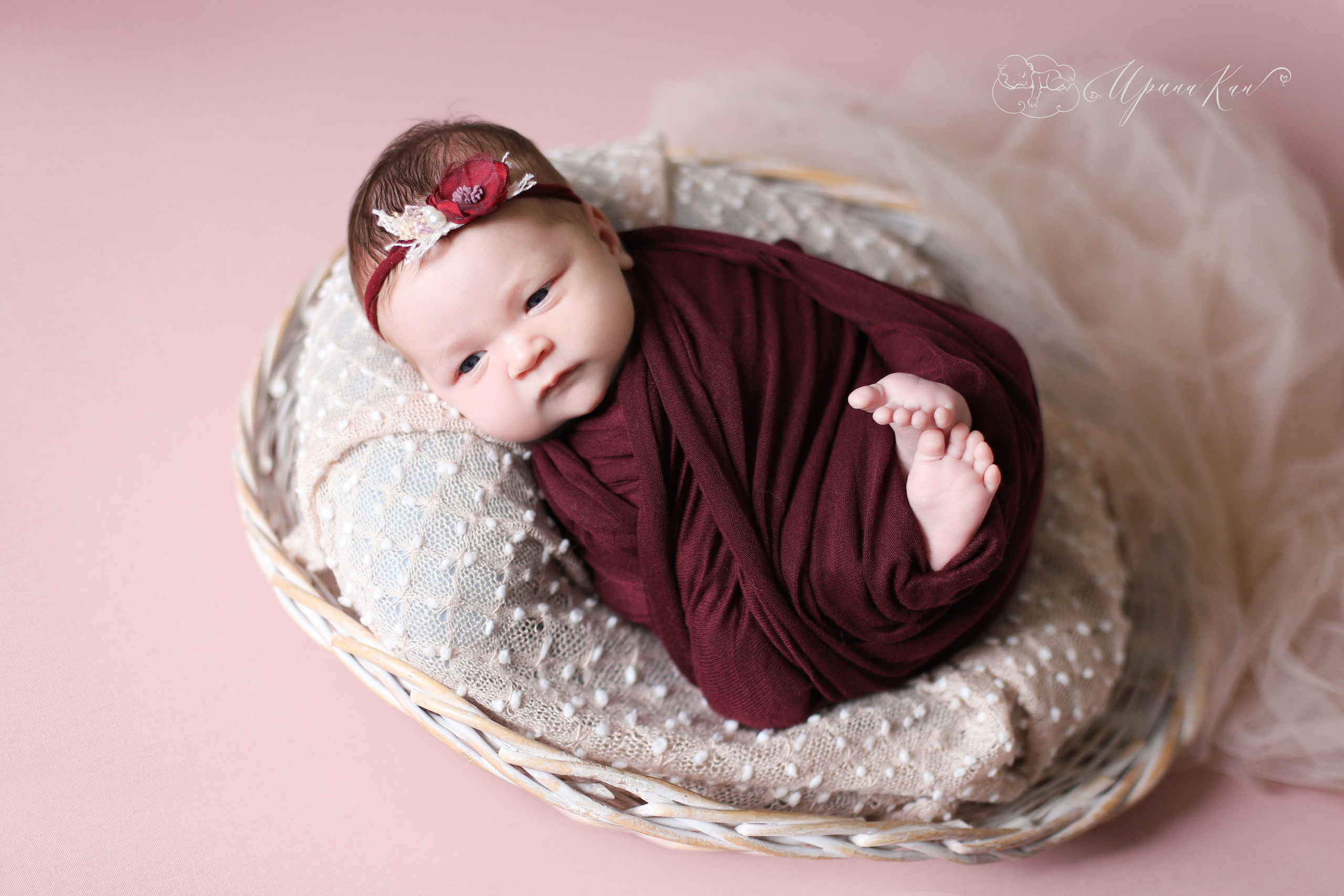 Новорожденная фотосессия для девочек. Ирина Кан Фотограф новорожденных в Екатеринбурге