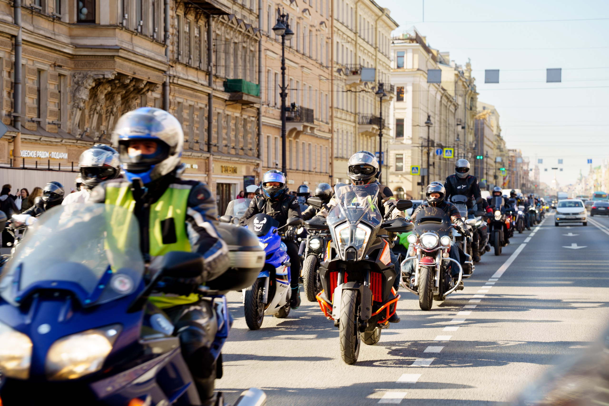 Прохват мотоклуба Norman Riders ч.1. Концертный и репортажный фотограф в Санкт-Петербурге Слава Пахомов