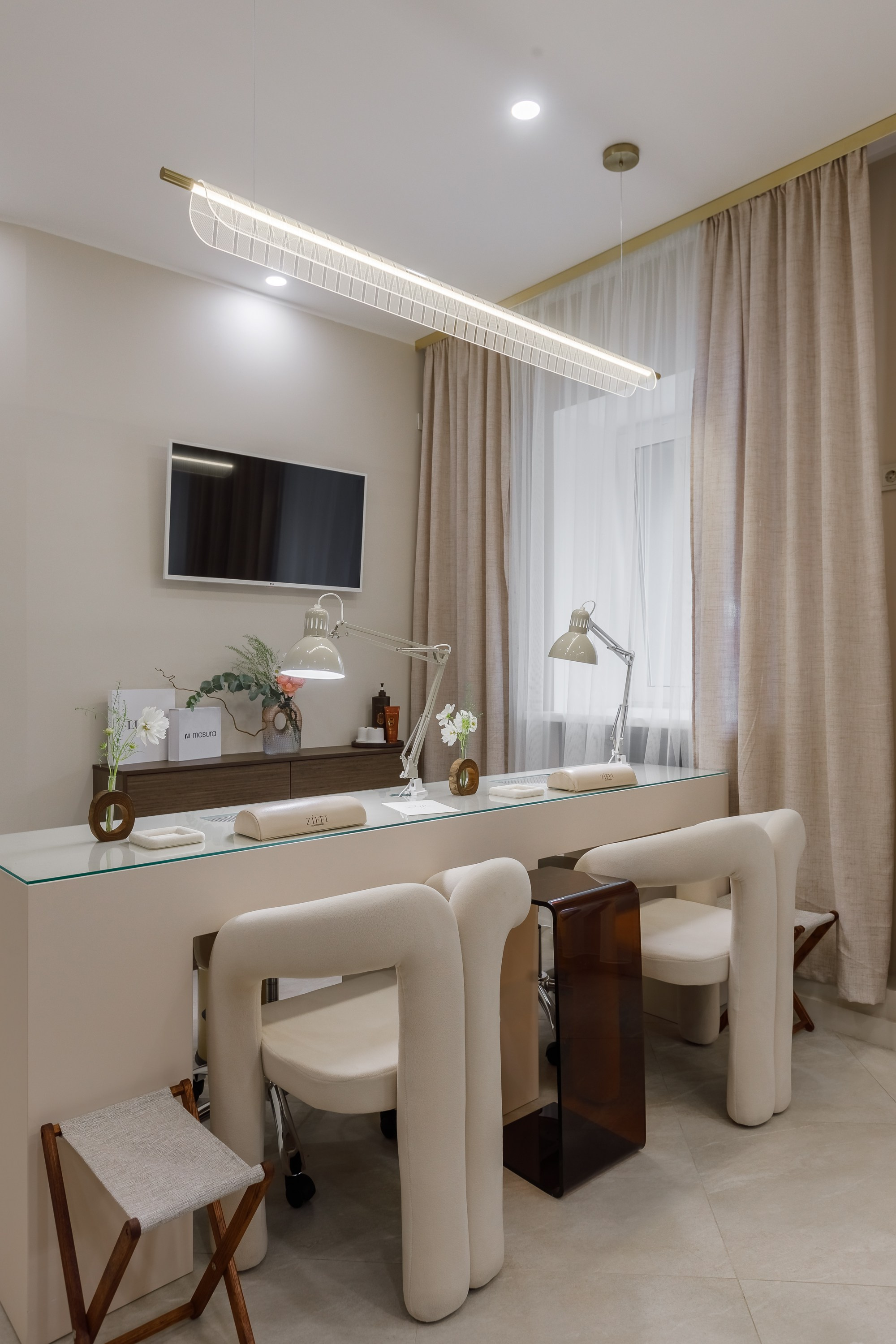 Интерьерная съемка салона красоты. Интерьерный фотограф в Москве Роман Потапов