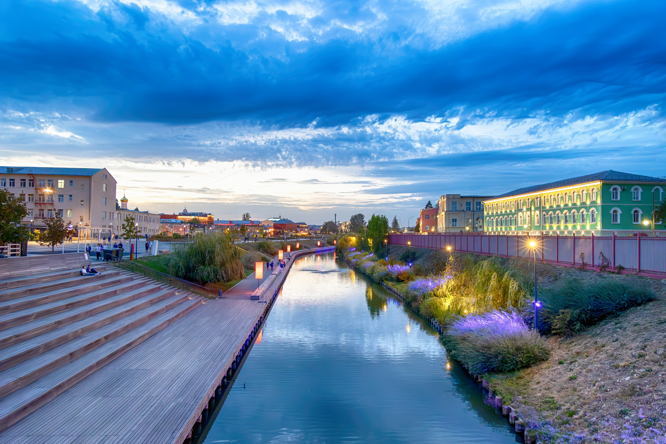 Съемка вечерних пейзажей без штатива. Профессиональная фото и видеосъемка. Москва