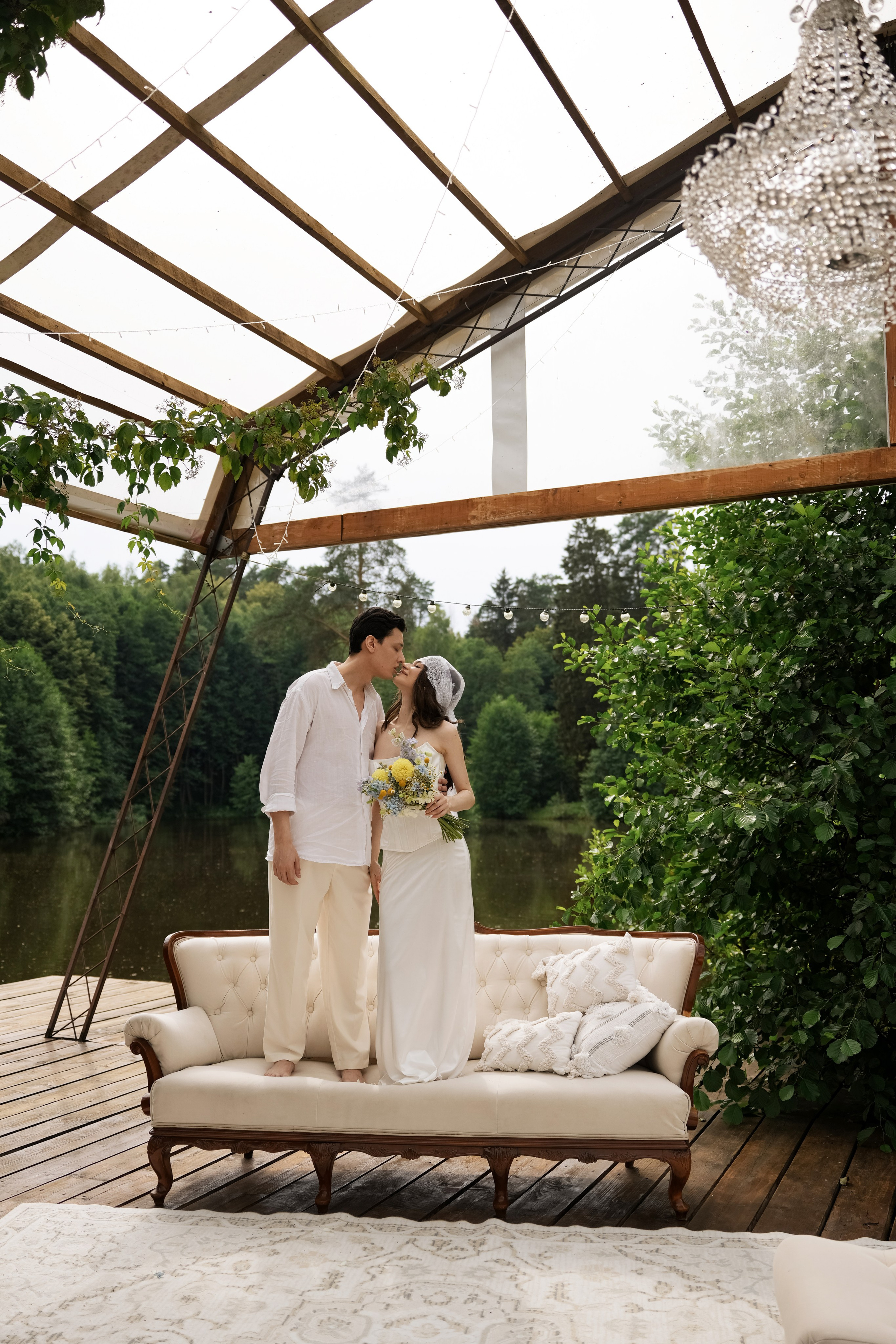 Свадебная фотосессия в Polyana Country Club