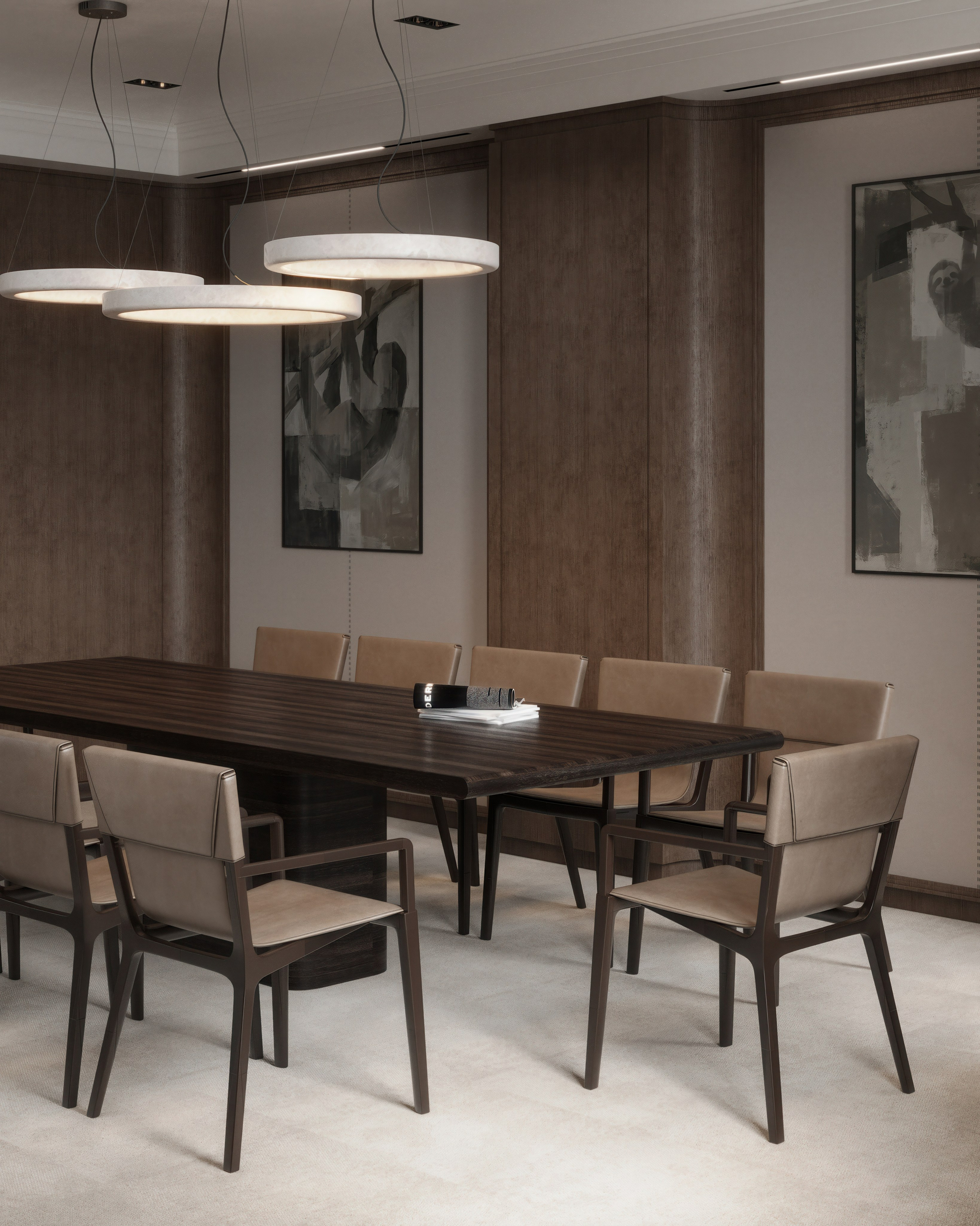 Зона для отдыха (Лаунж). 3D визуализация интерьера и архитектурной среды