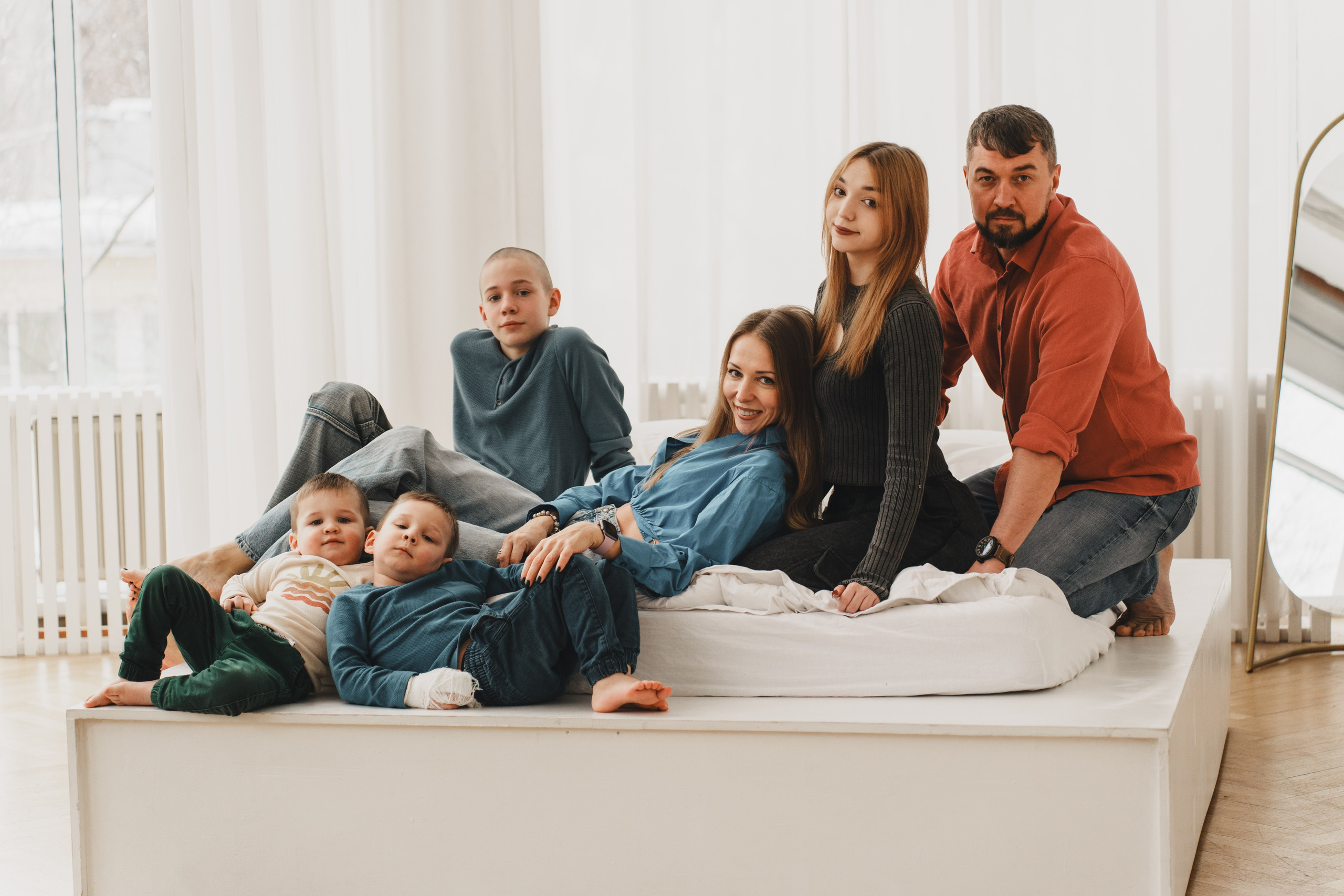 Большая и дружная семья Наташи. Семейный и детский фотограф и видеограф в Москве, Серпухове и Тарусе Валерия Сорокина