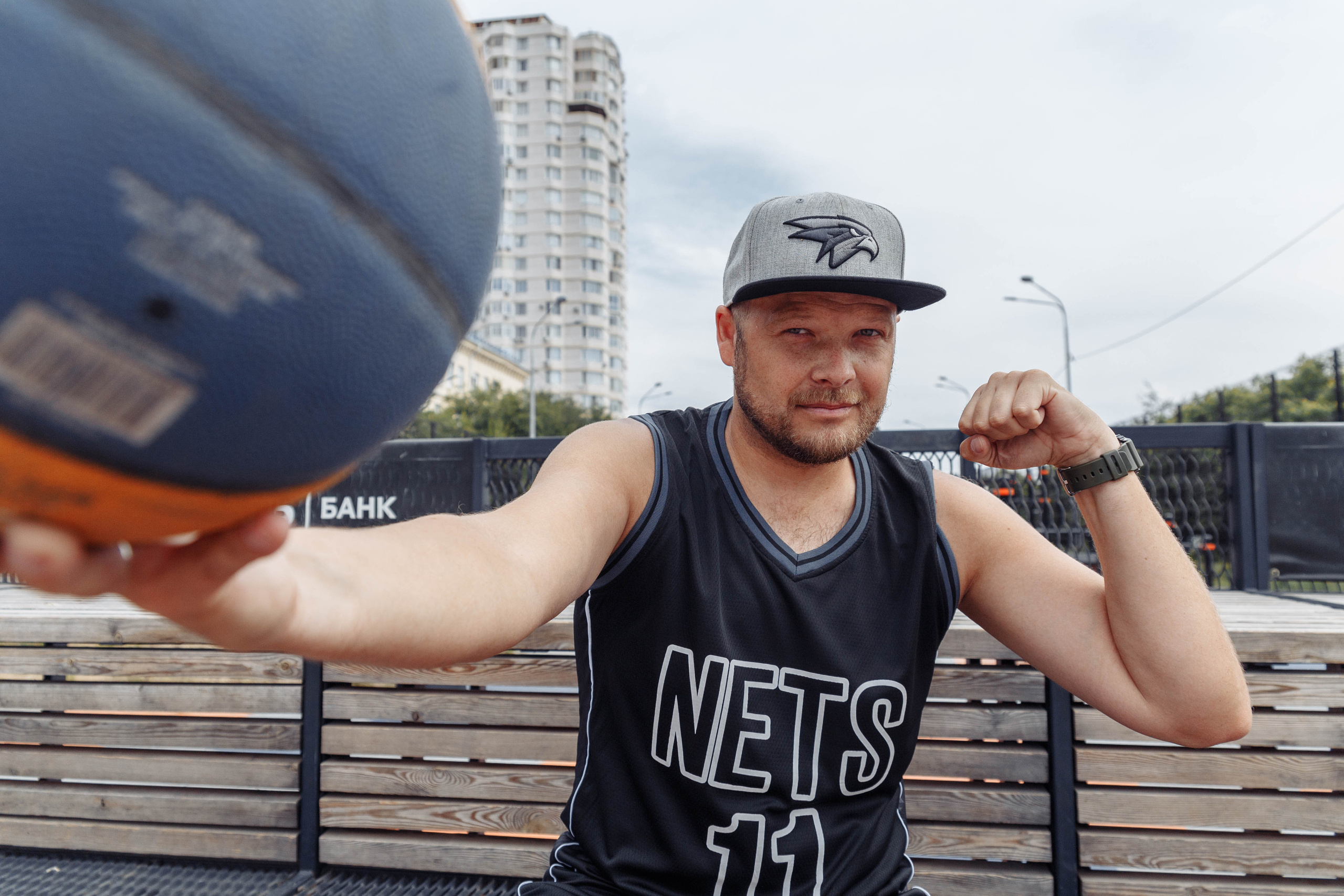 Дмитрий Новиков обожает баскетбол. Событийный фотограф Максим Бескоровайновнов