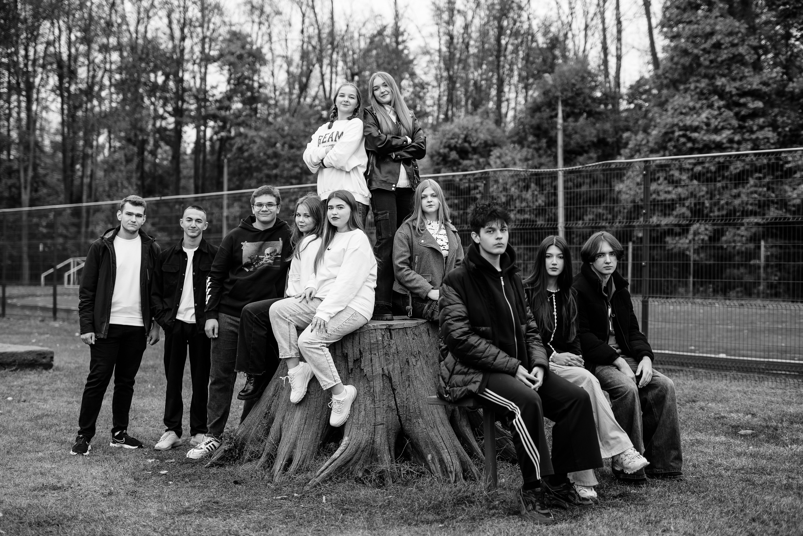 11 класс осенью в роще. Свадебный и семейный фотограф в Туле и области Маша Костина