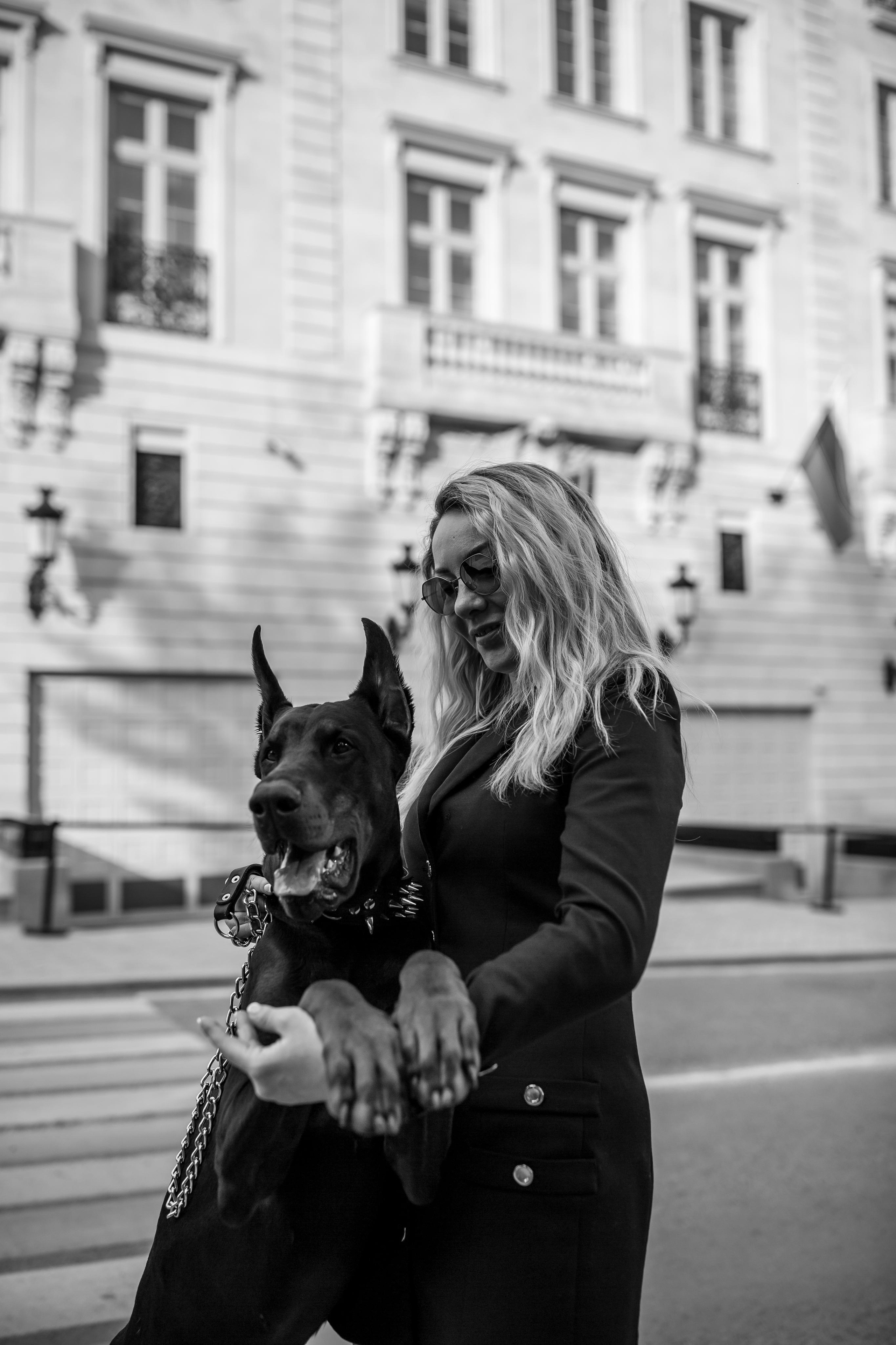 Фото дни с Доберманом. Свадебный фотограф в Москве и Твери