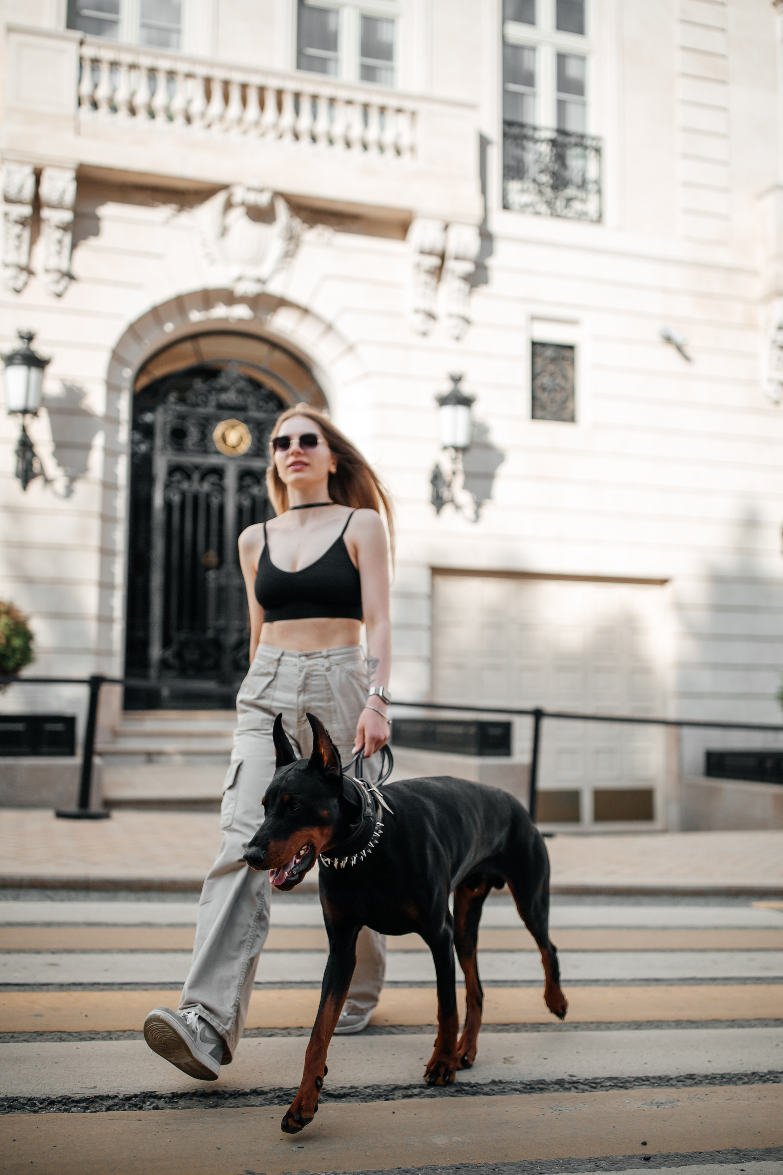 Фото дни с Доберманом. Свадебный фотограф в Москве и Твери