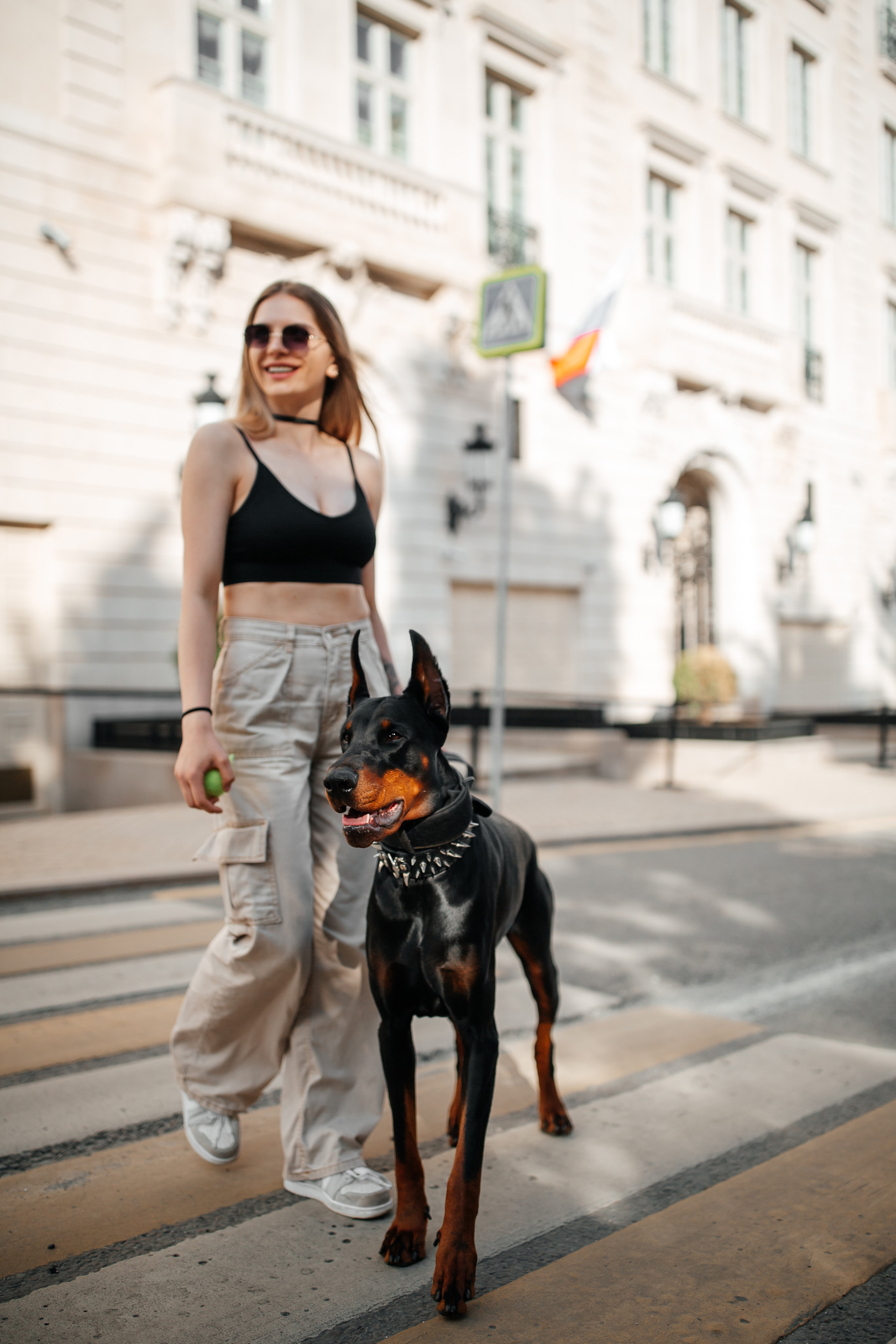 Фото дни с Доберманом. Свадебный фотограф в Москве и Твери