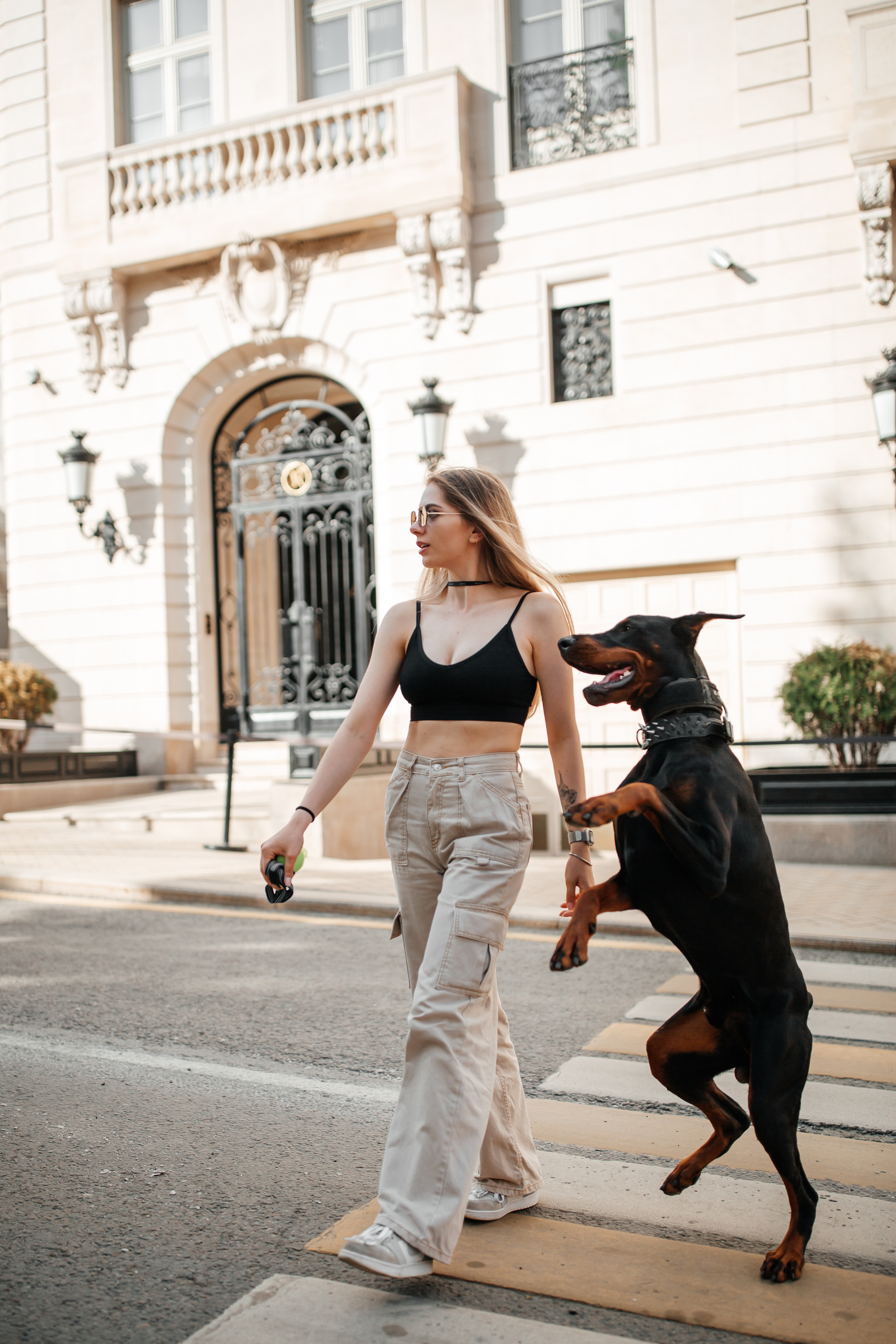 Фото дни с Доберманом. Свадебный фотограф в Москве и Твери
