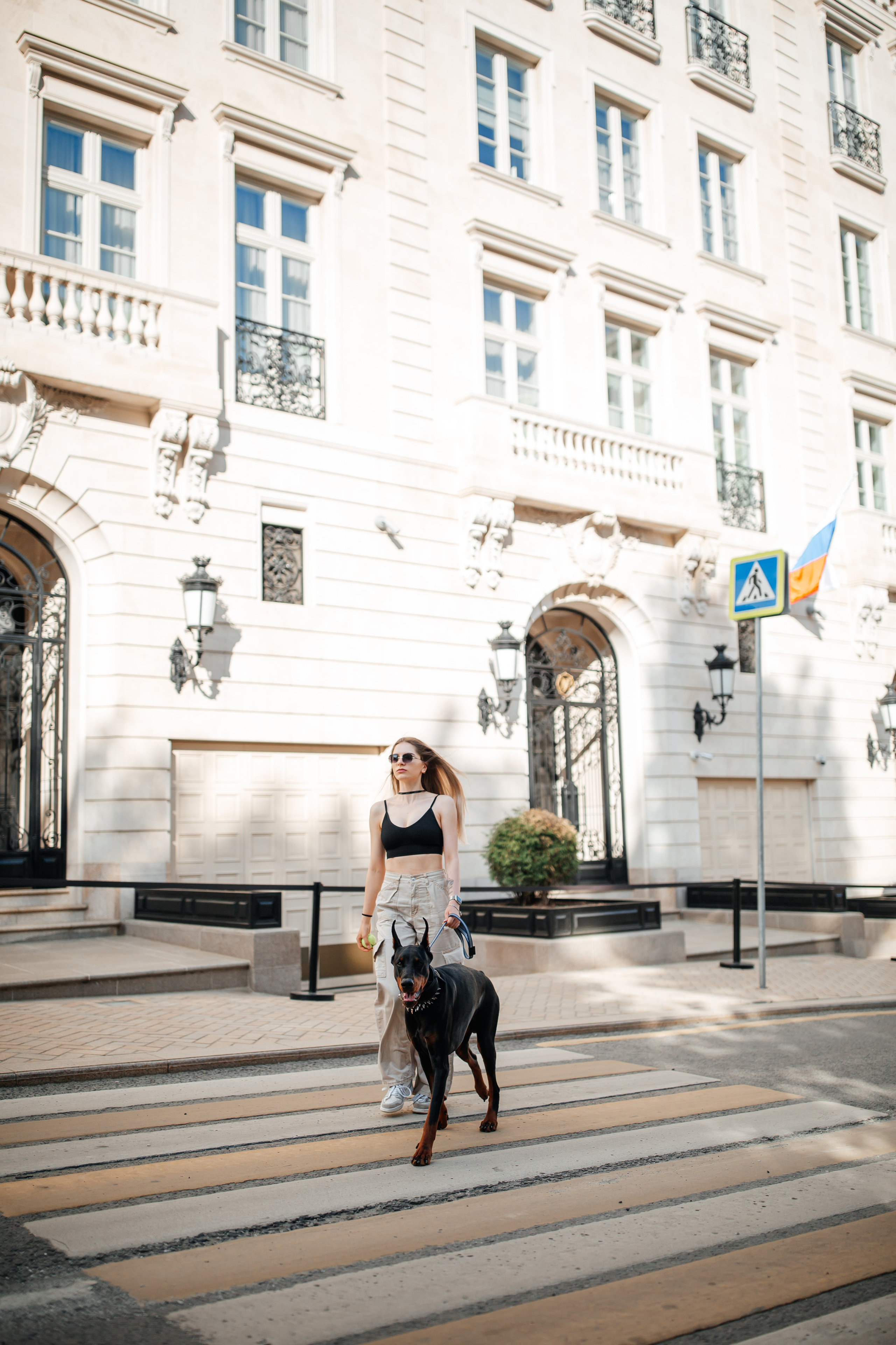 Фото дни с Доберманом. Свадебный фотограф в Москве и Твери
