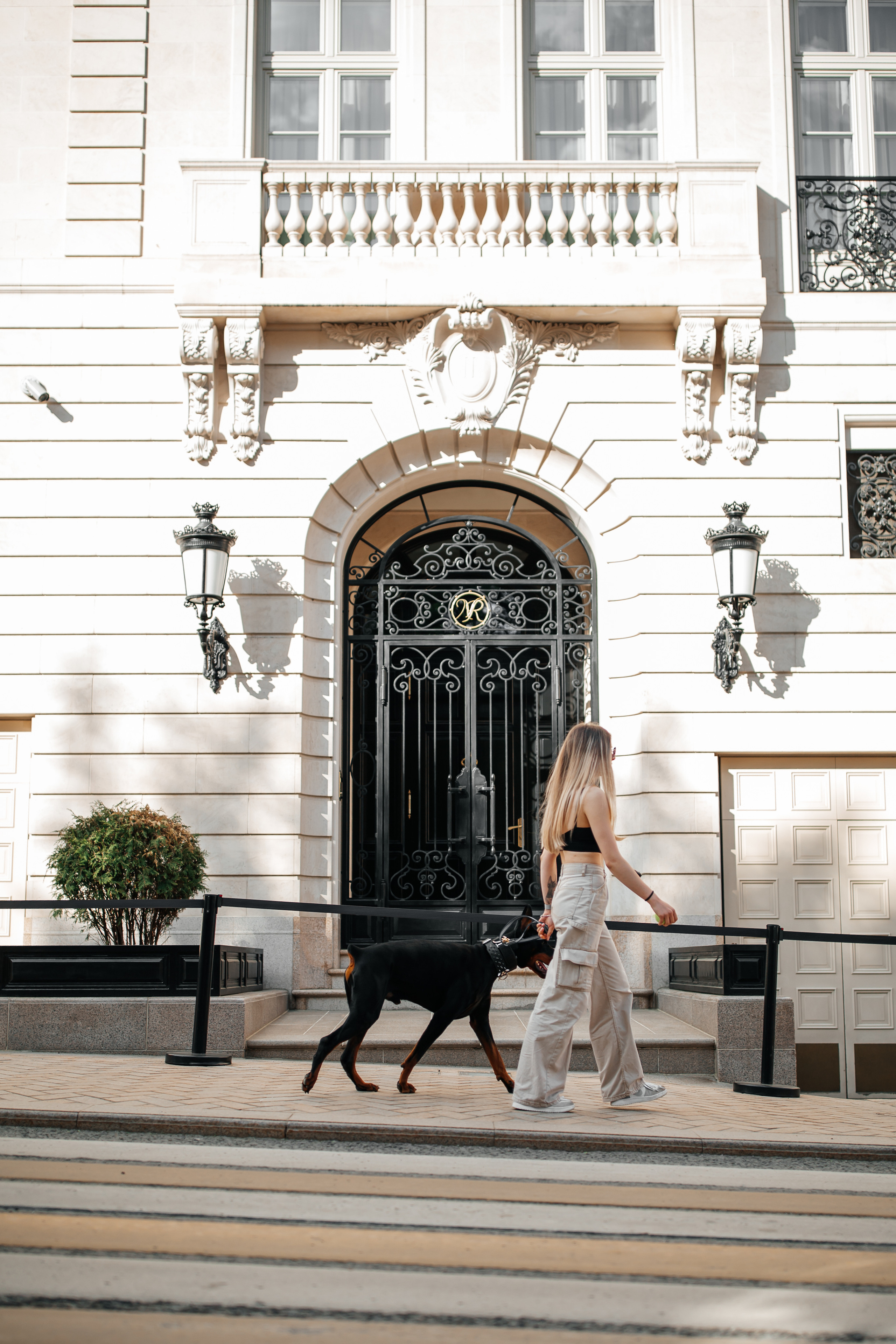Фото дни с Доберманом. Свадебный фотограф в Москве и Твери