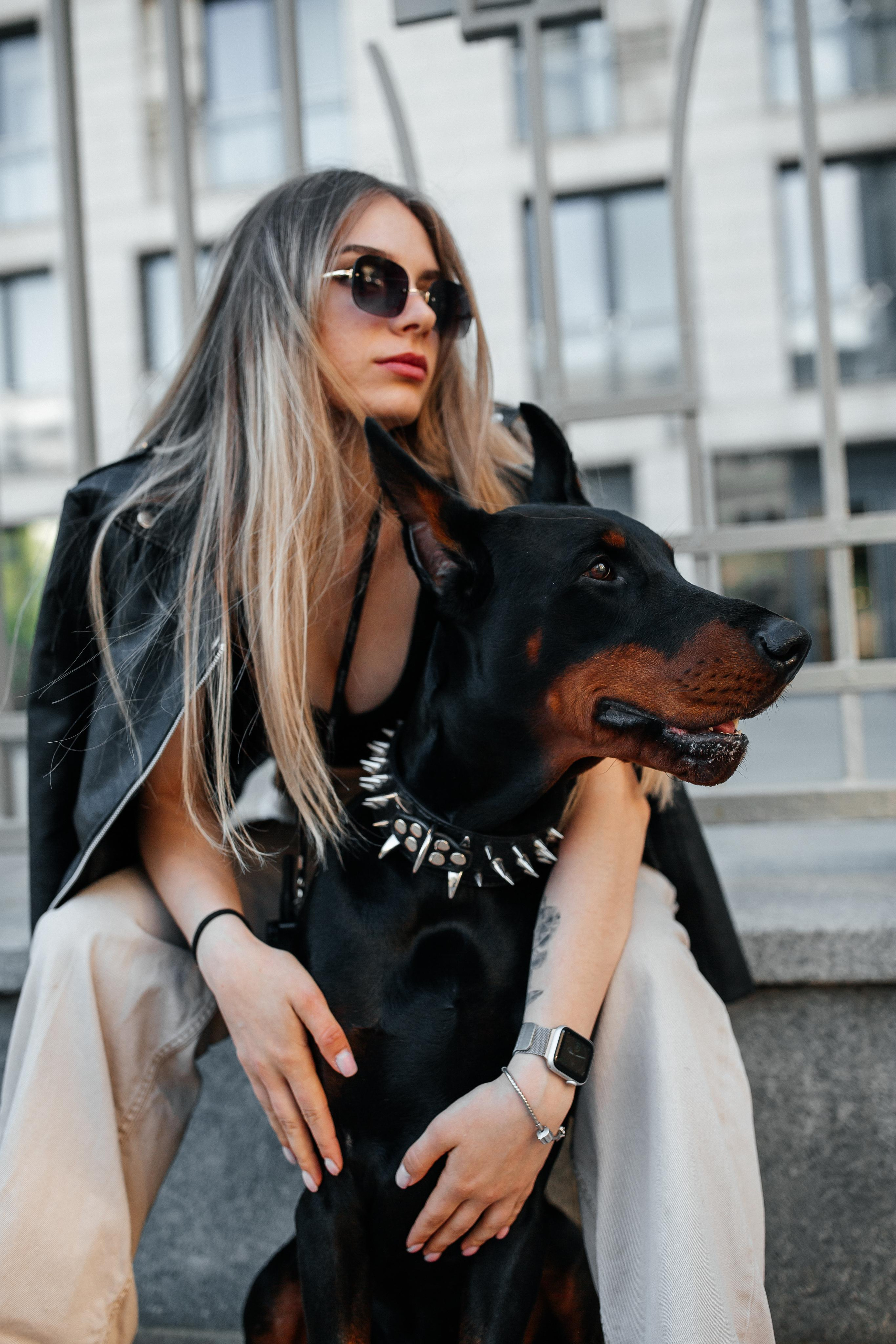 Фото дни с Доберманом. Свадебный фотограф в Москве и Твери