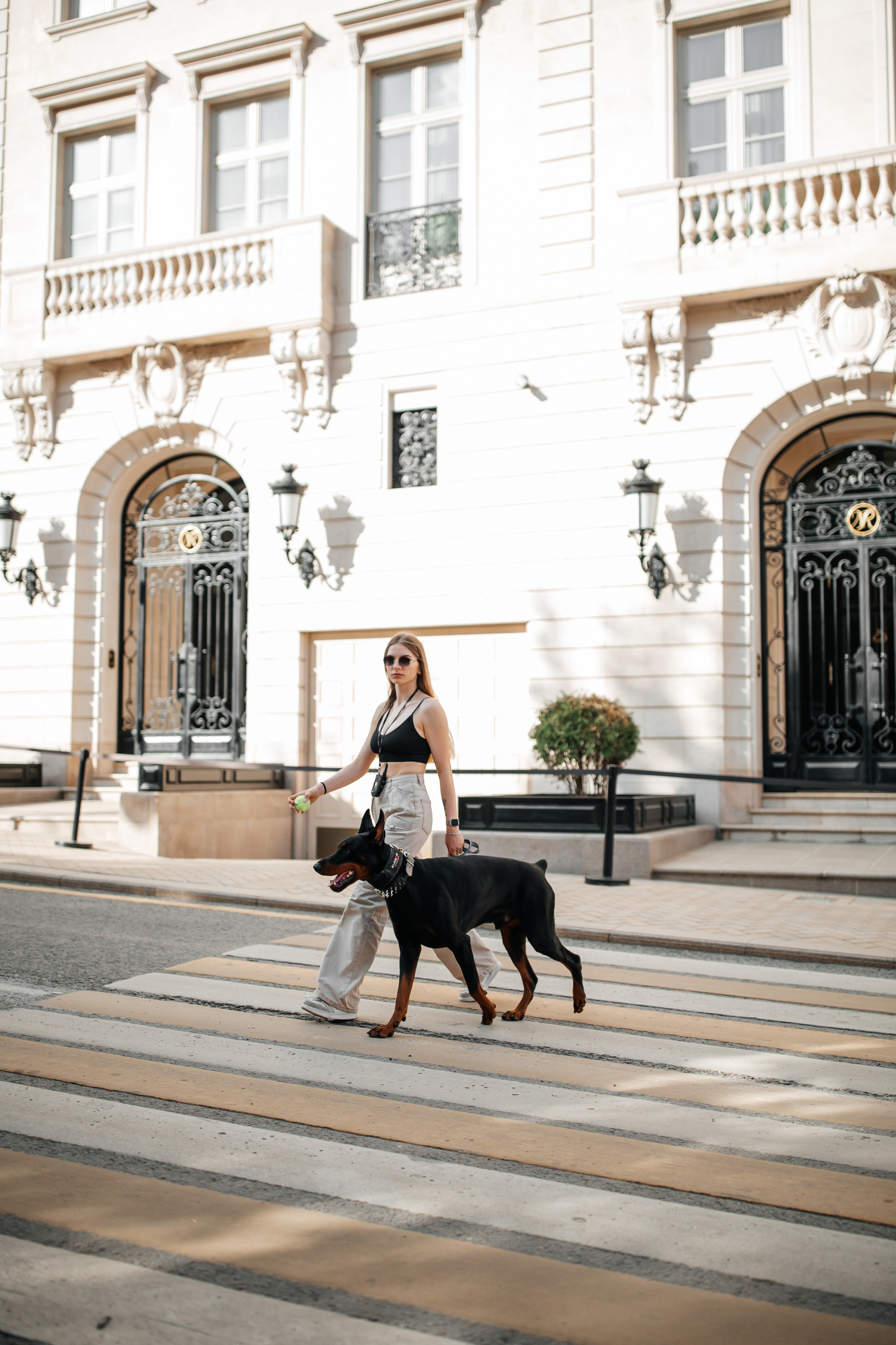 Фото дни с Доберманом. Свадебный фотограф в Москве и Твери