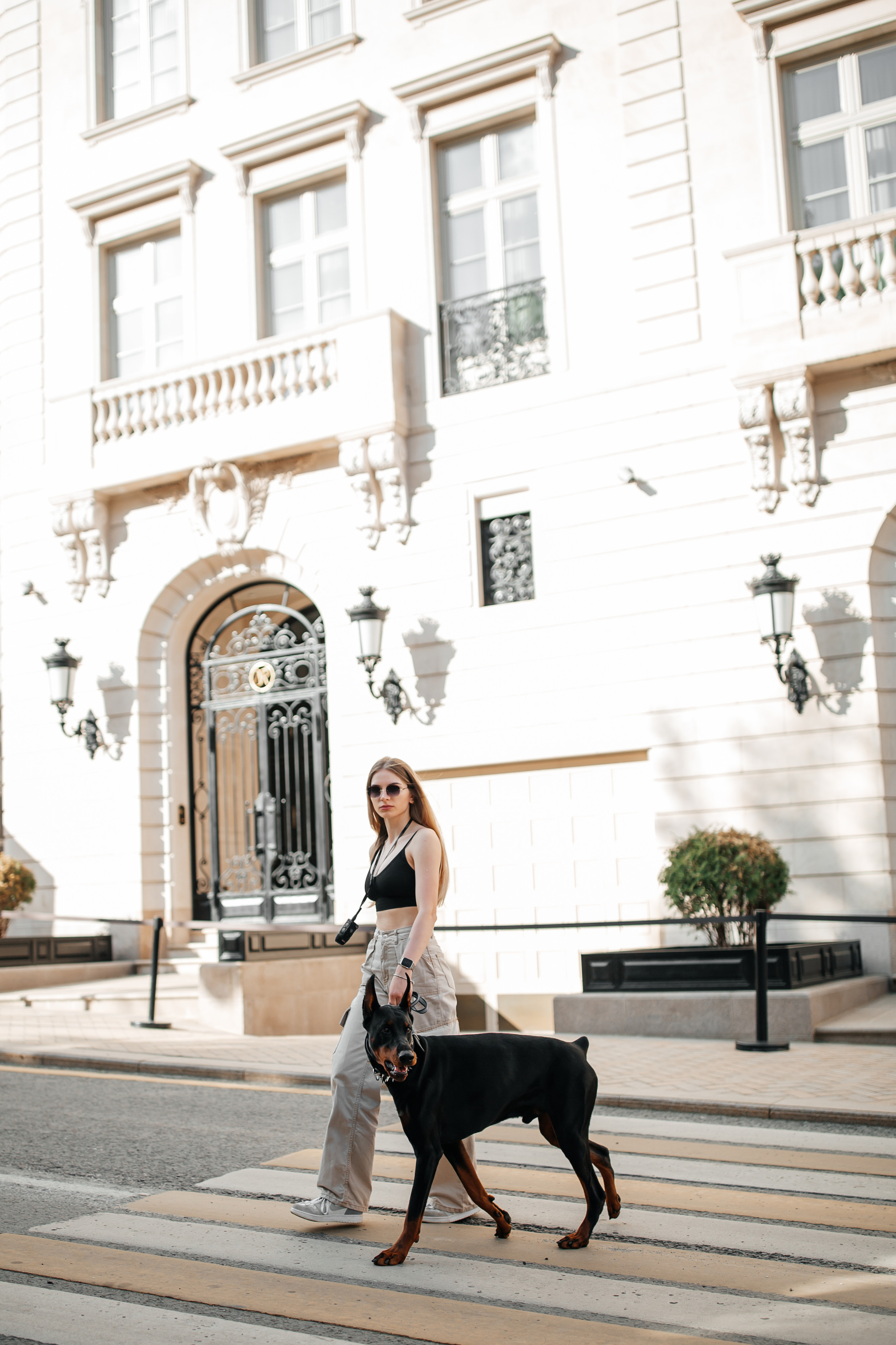 Фото дни с Доберманом. Свадебный фотограф в Москве и Твери