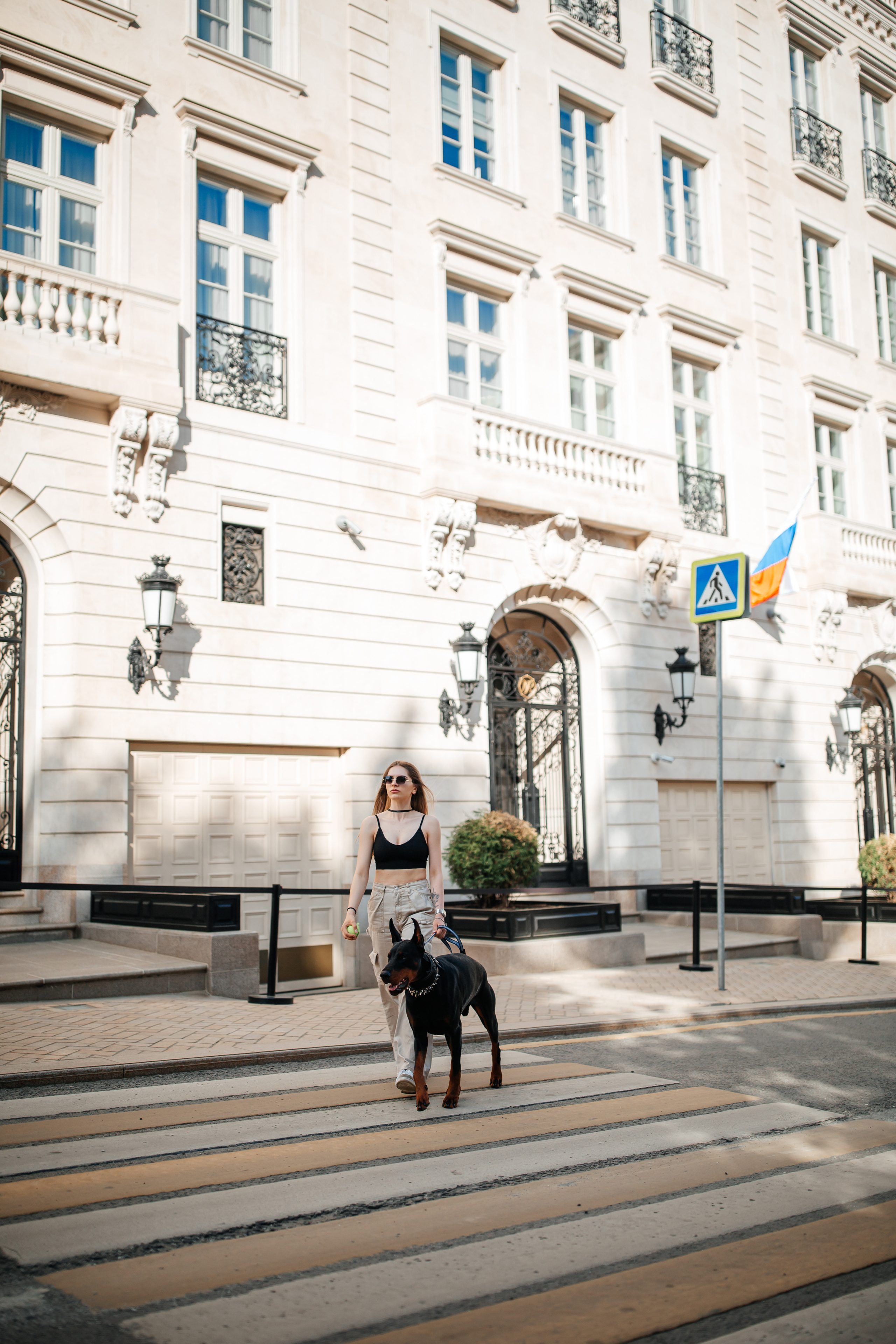 Фото дни с Доберманом. Свадебный фотограф в Москве и Твери