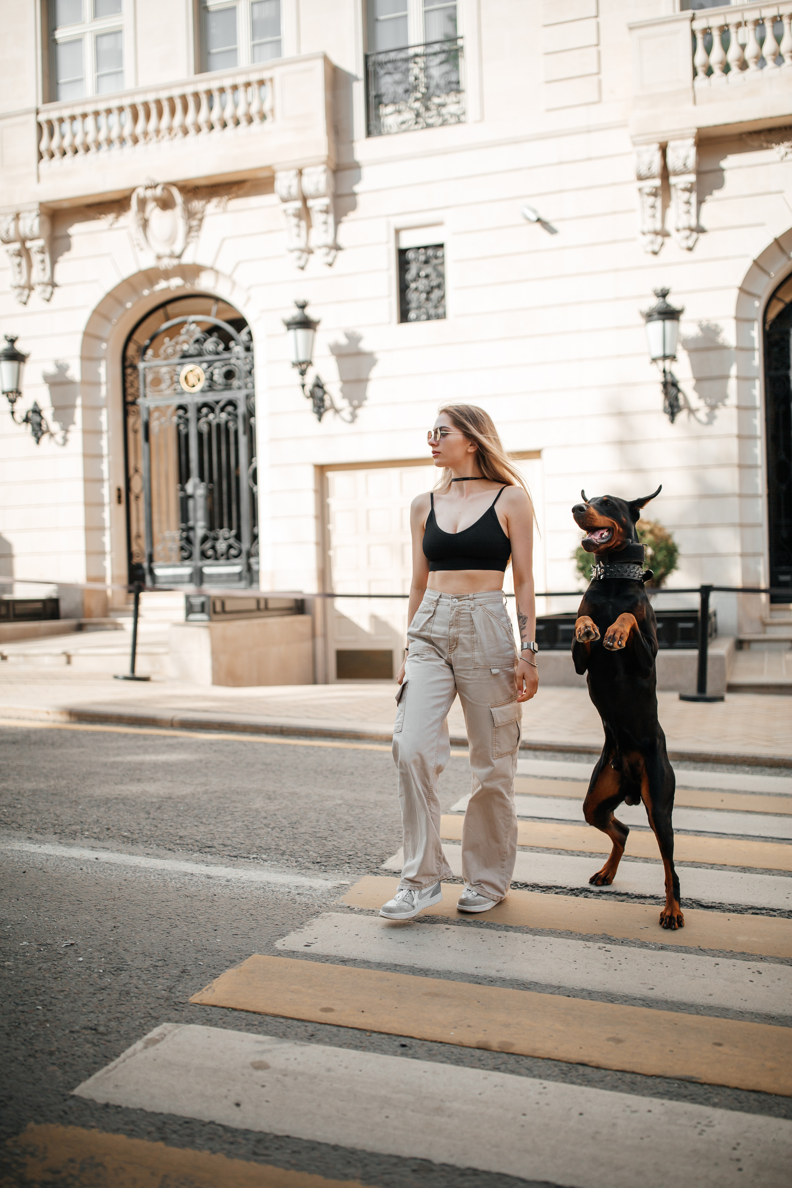 Фото дни с Доберманом. Свадебный фотограф в Москве и Твери
